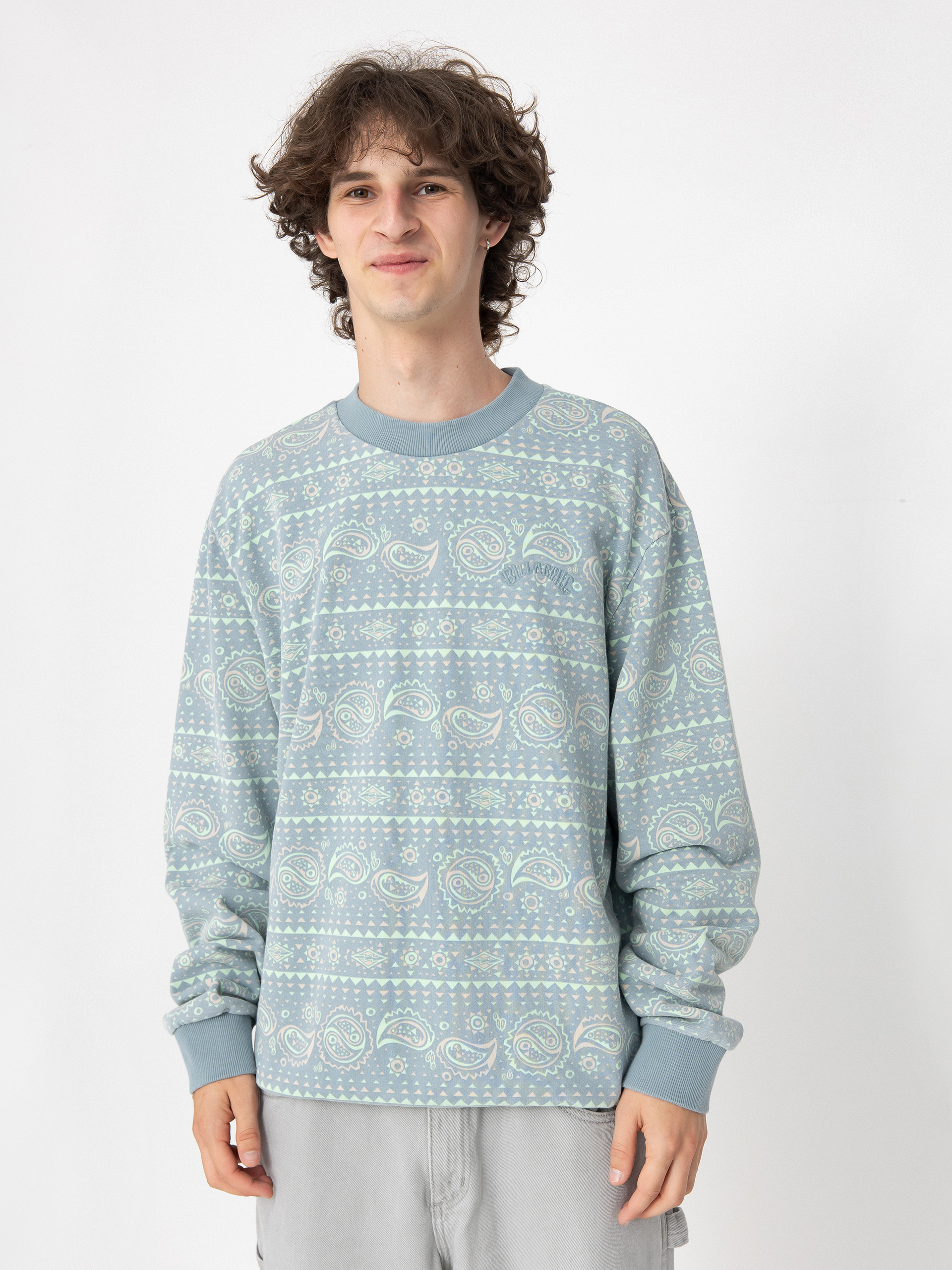 Суитшърт Billabong Halfrack Crew (washed blue)