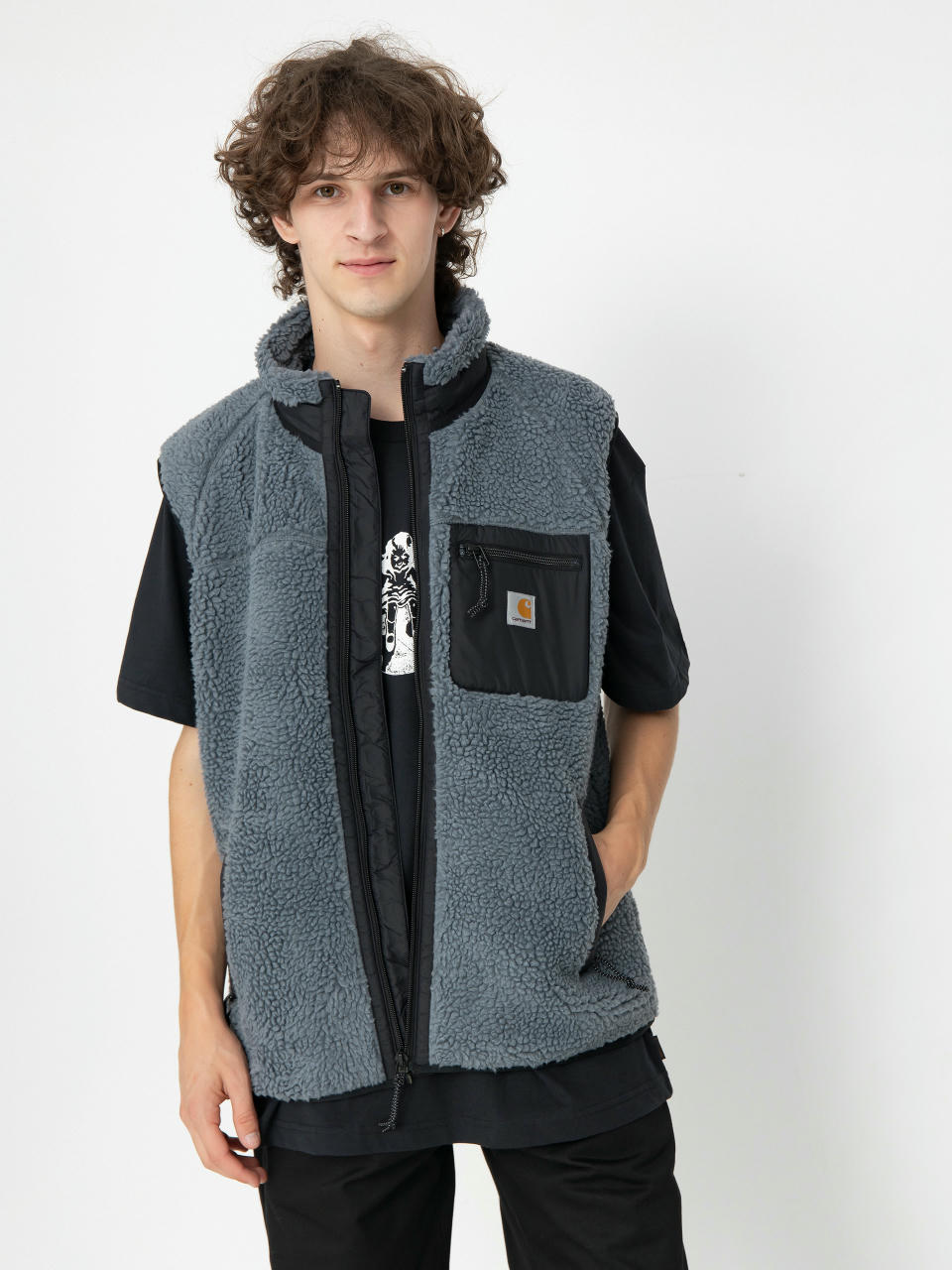 Елек Carhartt WIP Prentis Liner (dove grey/black)