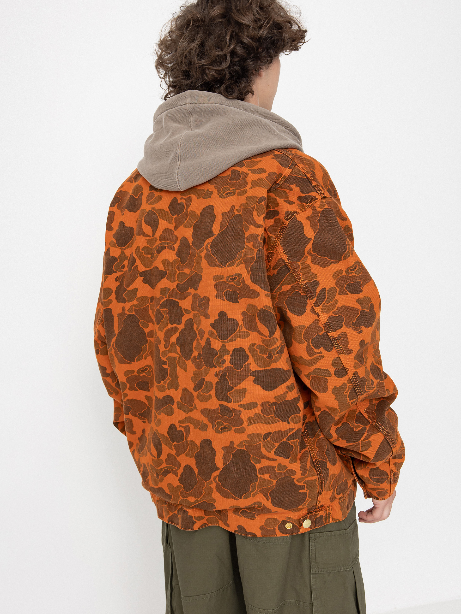 Яке Carhartt WIP Duck Detroit (camo duck/green/turmeric)