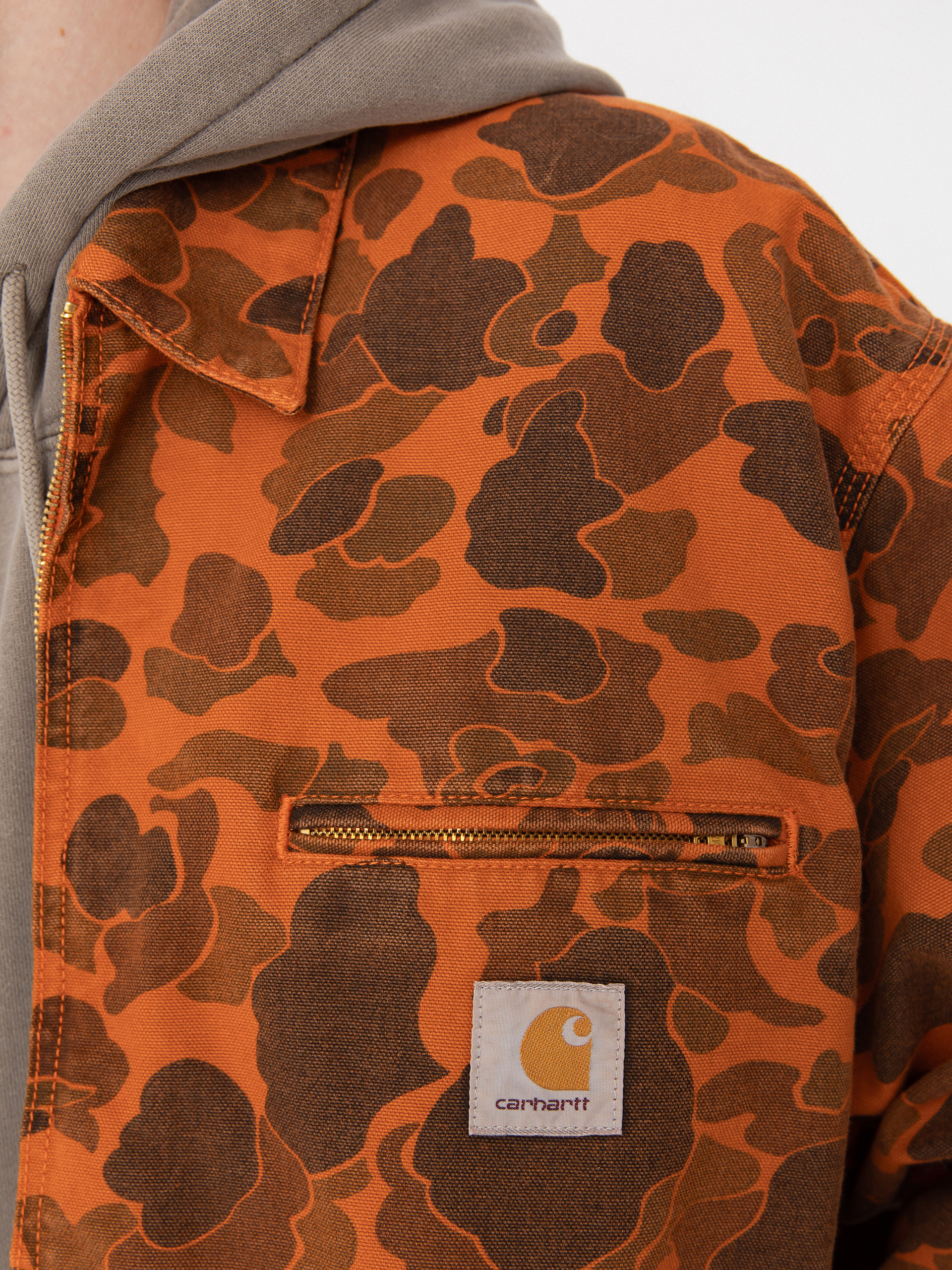 Яке Carhartt WIP Duck Detroit (camo duck/green/turmeric)