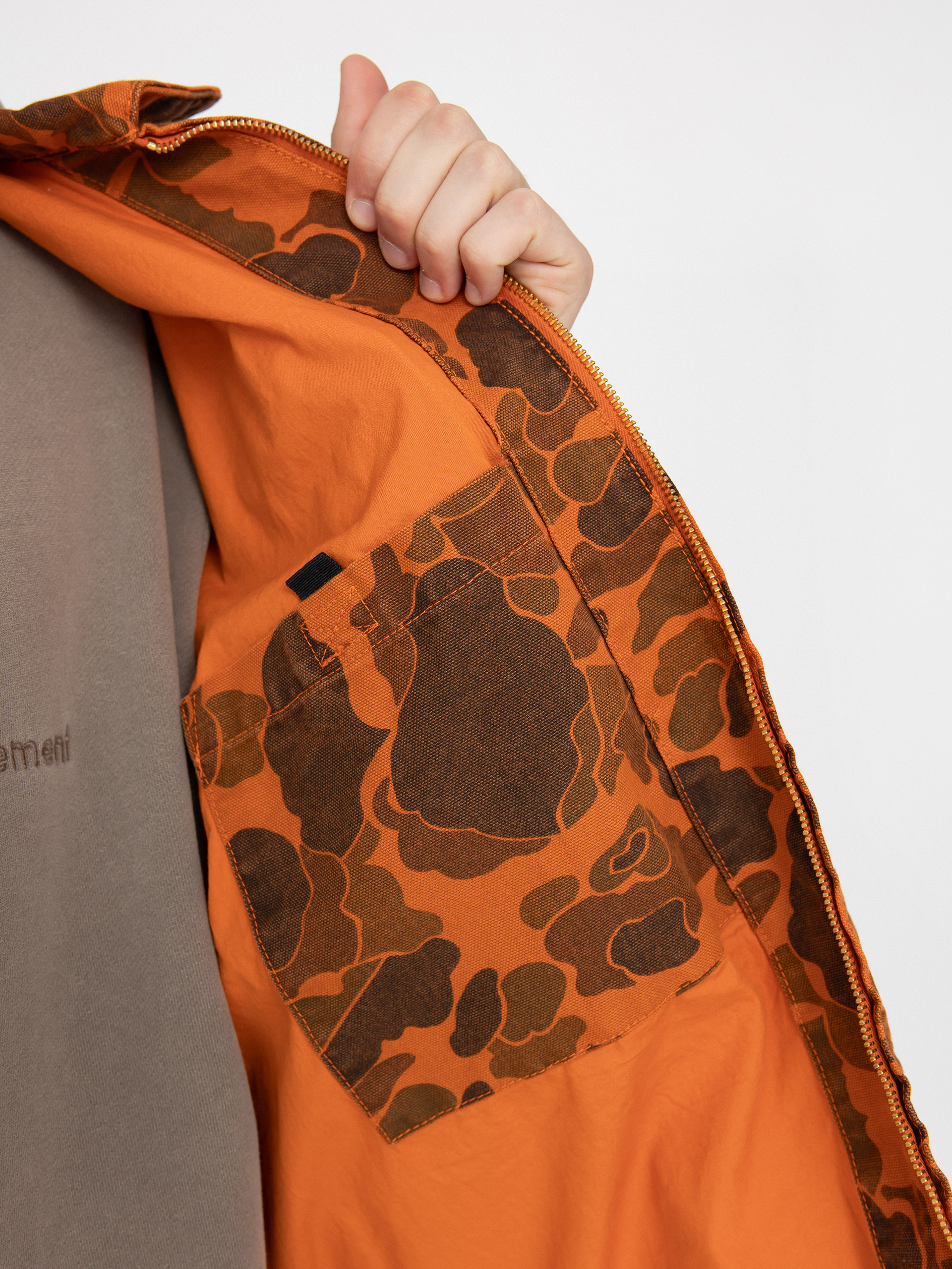 Яке Carhartt WIP Duck Detroit (camo duck/green/turmeric)