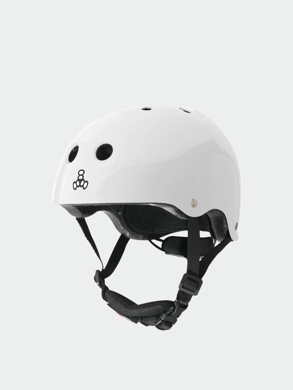 Каска Triple Eight Lil 8 Dual Certified Helmet Eps Liner JR (white glossy)