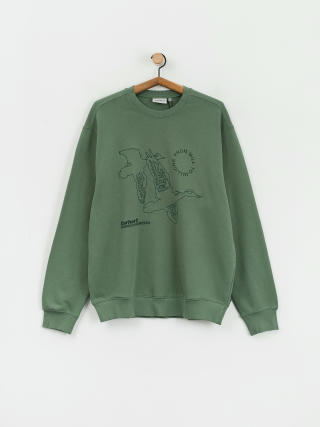 Суитшърт Carhartt WIP Flying Ducks (duck green)