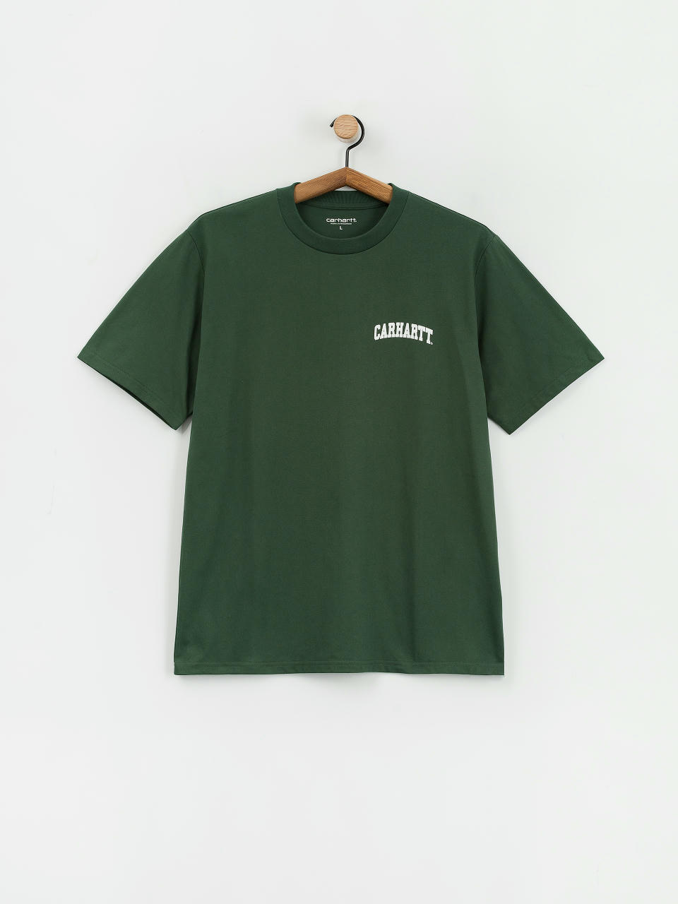 Тениска Carhartt WIP University Script (sycamore tree/white)