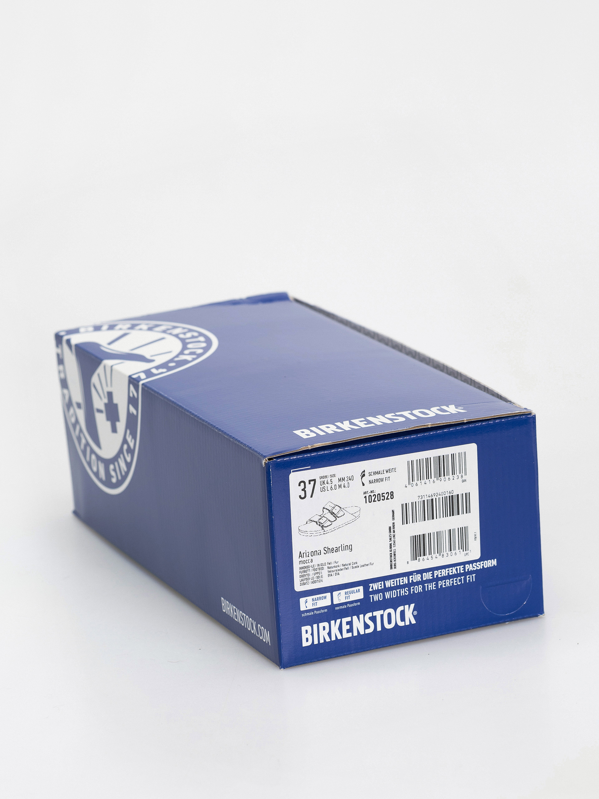 Чехли Birkenstock Arizona Shearling Suede Leather Fur Narrow Wmn (mocha)