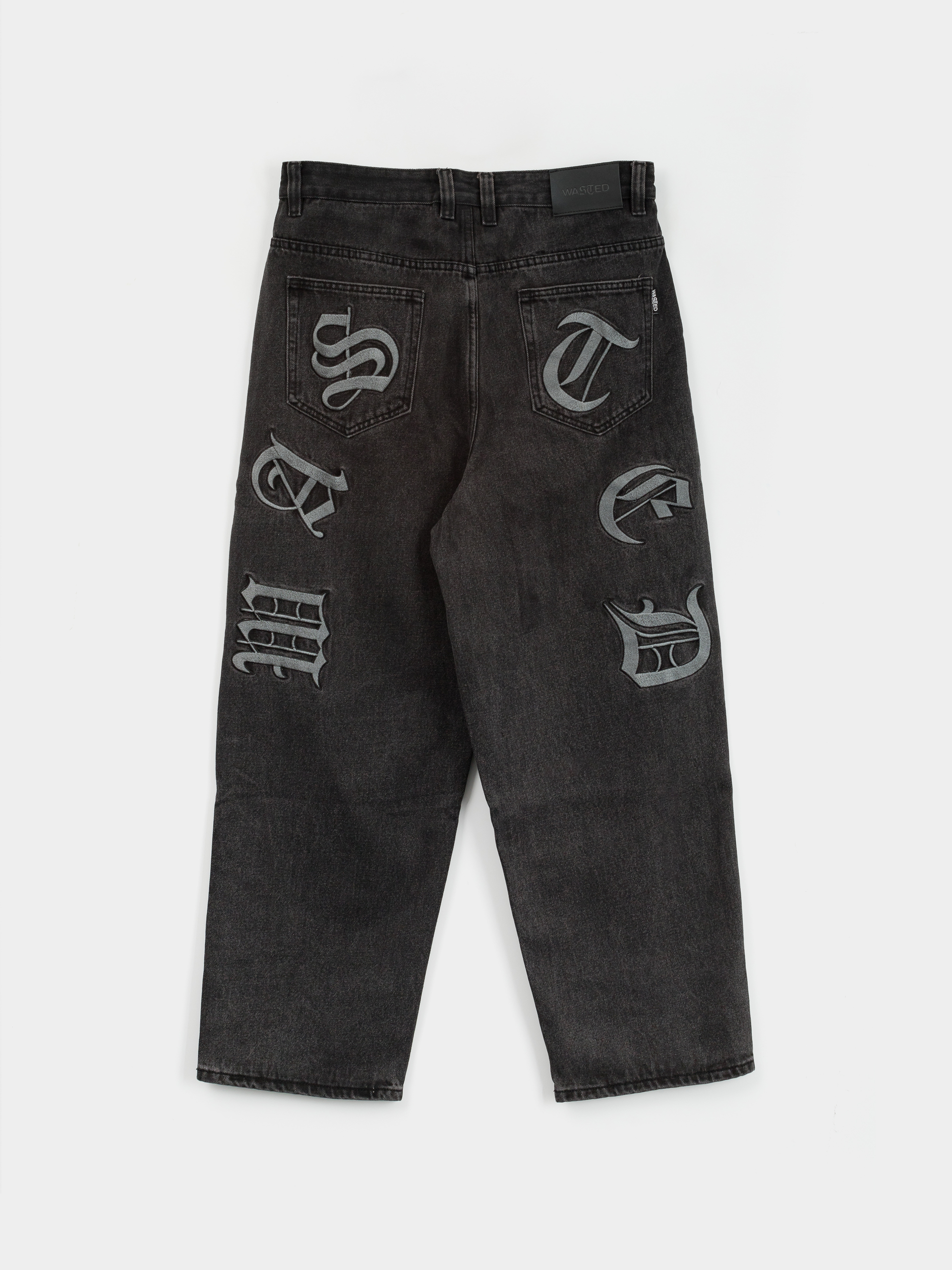 Панталони Wasted Paris Kingdom Curve Casper (faded black)
