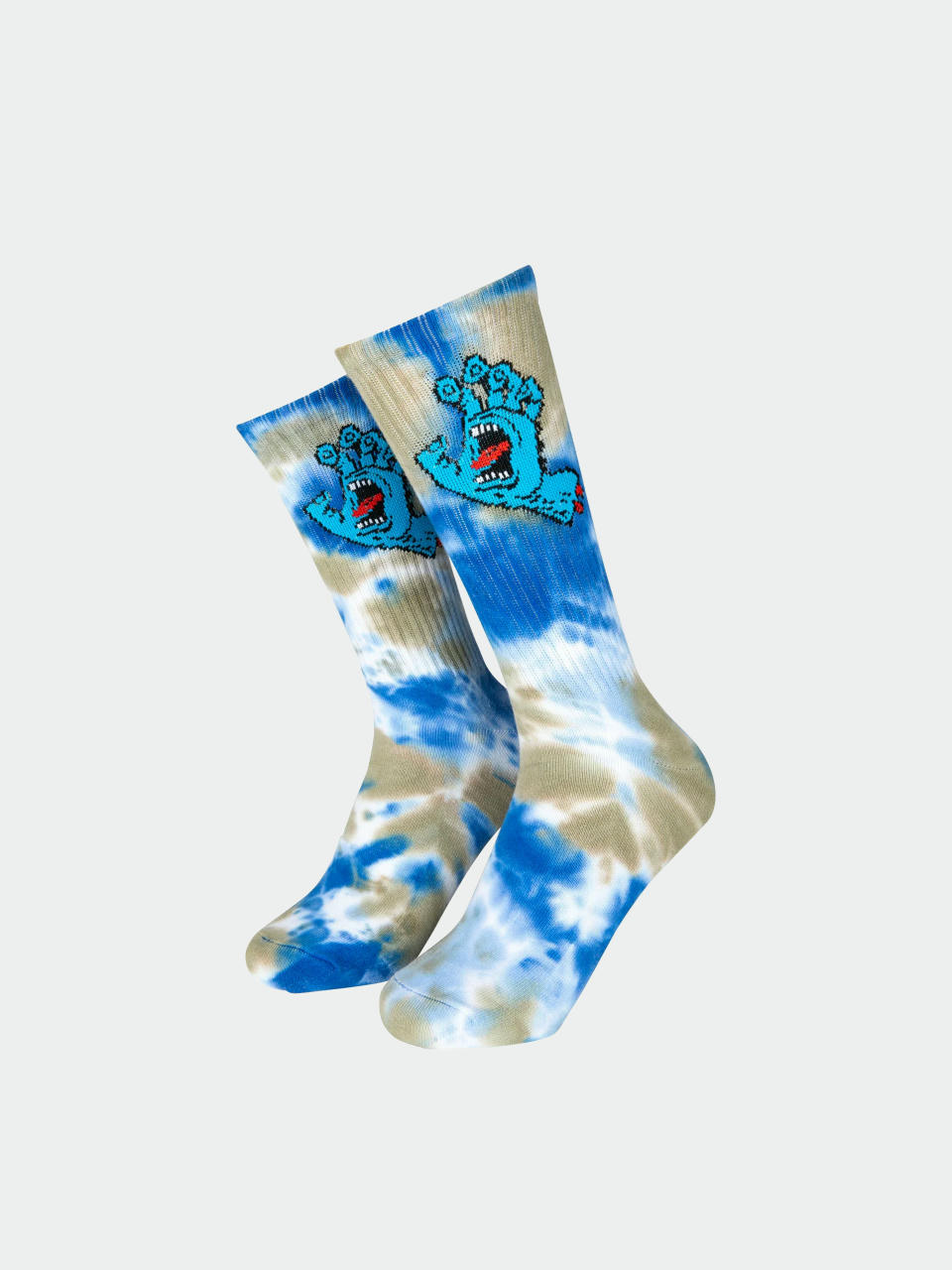 Чорапи Santa Cruz Screaming Hand Tie Dye (ultramarine tie dye)