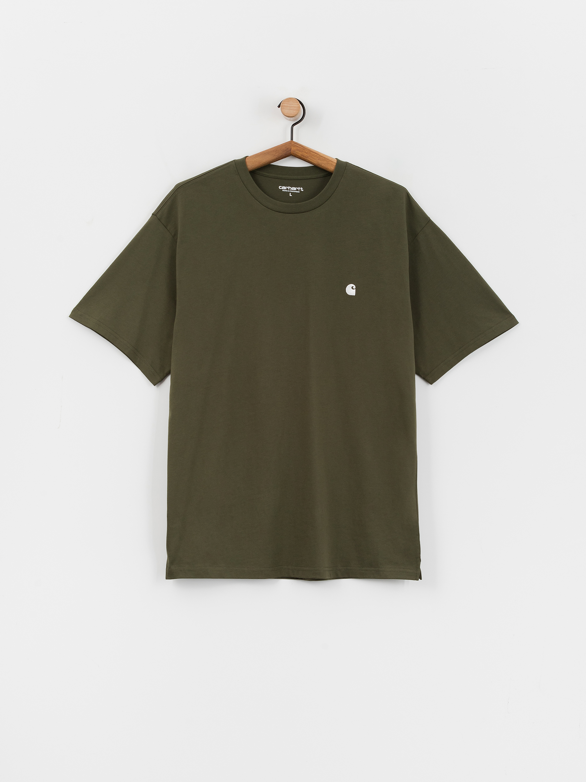 Тениска Carhartt WIP Madison (office green/white)