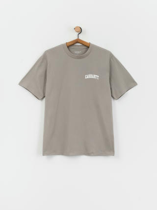 Тениска Carhartt WIP University Script (misty grey/white)