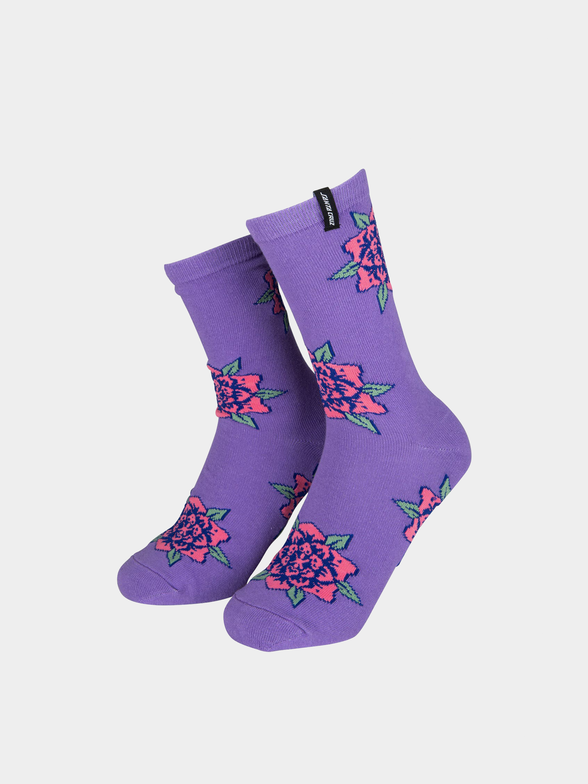 Чорапи Santa Cruz Flower Set 2 Pack Wmn (purple/washed black)