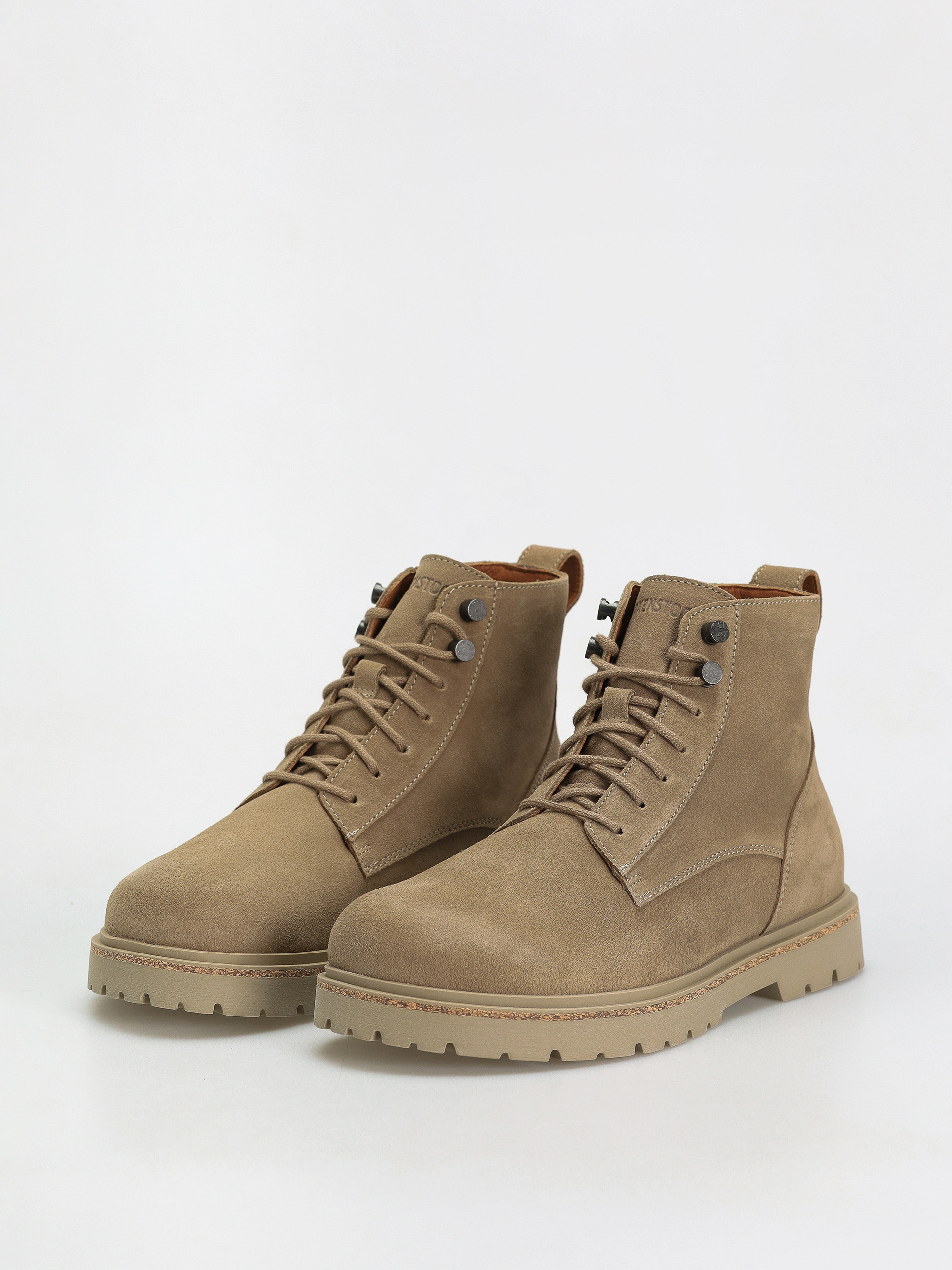 Обувки Birkenstock Highwood Lace Mid Suede Leather Regular (taupe)