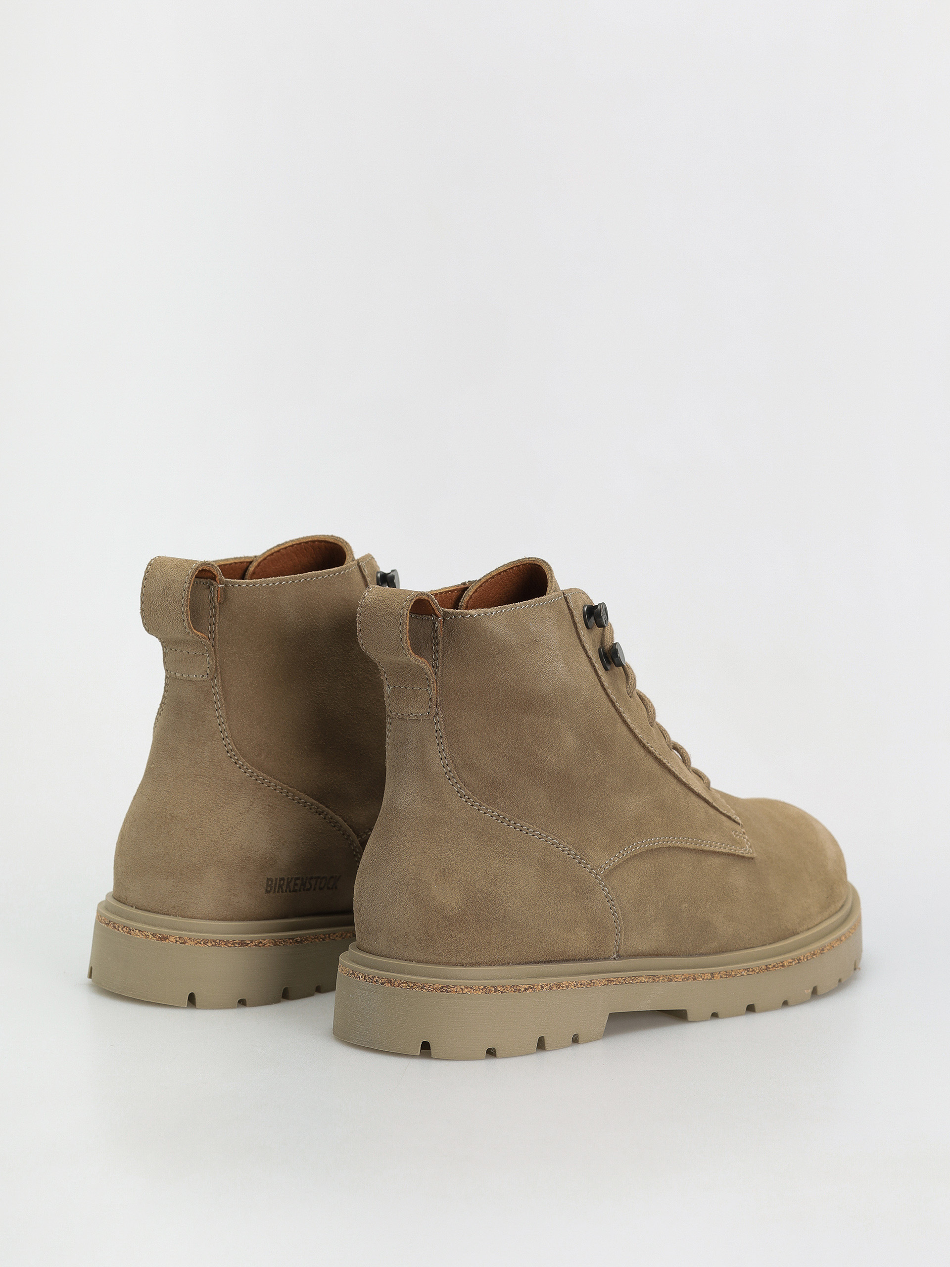 Обувки Birkenstock Highwood Lace Mid Suede Leather Regular (taupe)