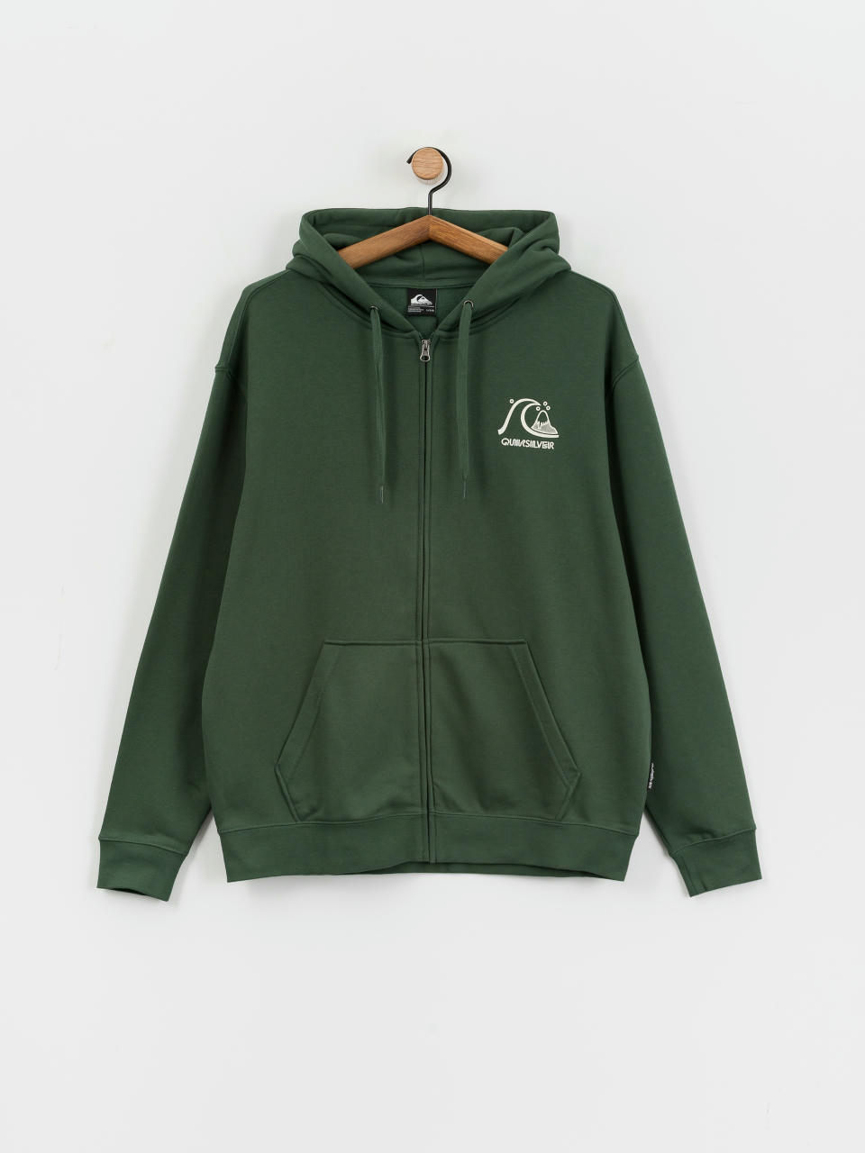 Суитшърт с качулка Quiksilver Graphic ZHD (forest)