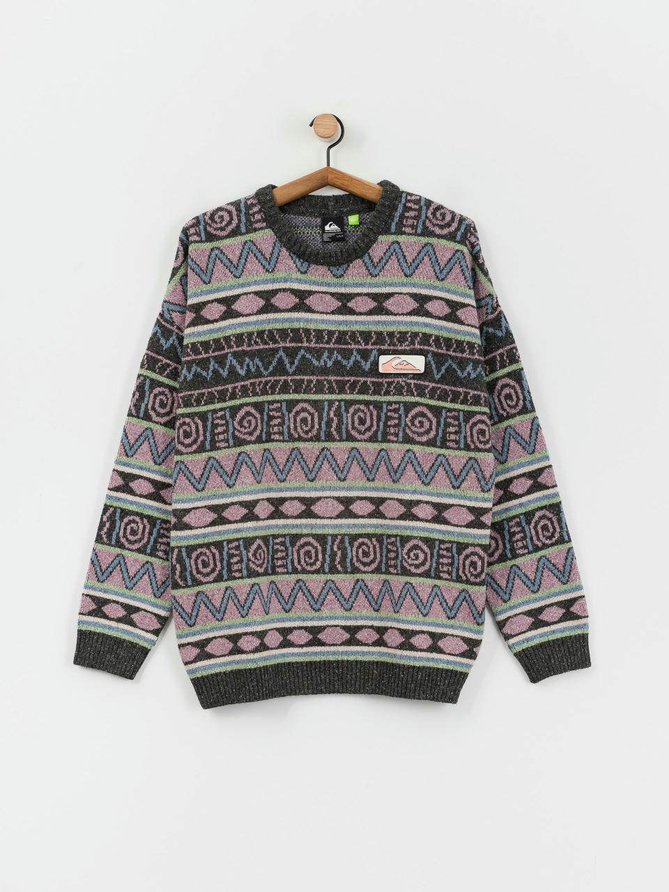 Пуловер Quiksilver Purple Vision (grape shake heritage stripe 64)