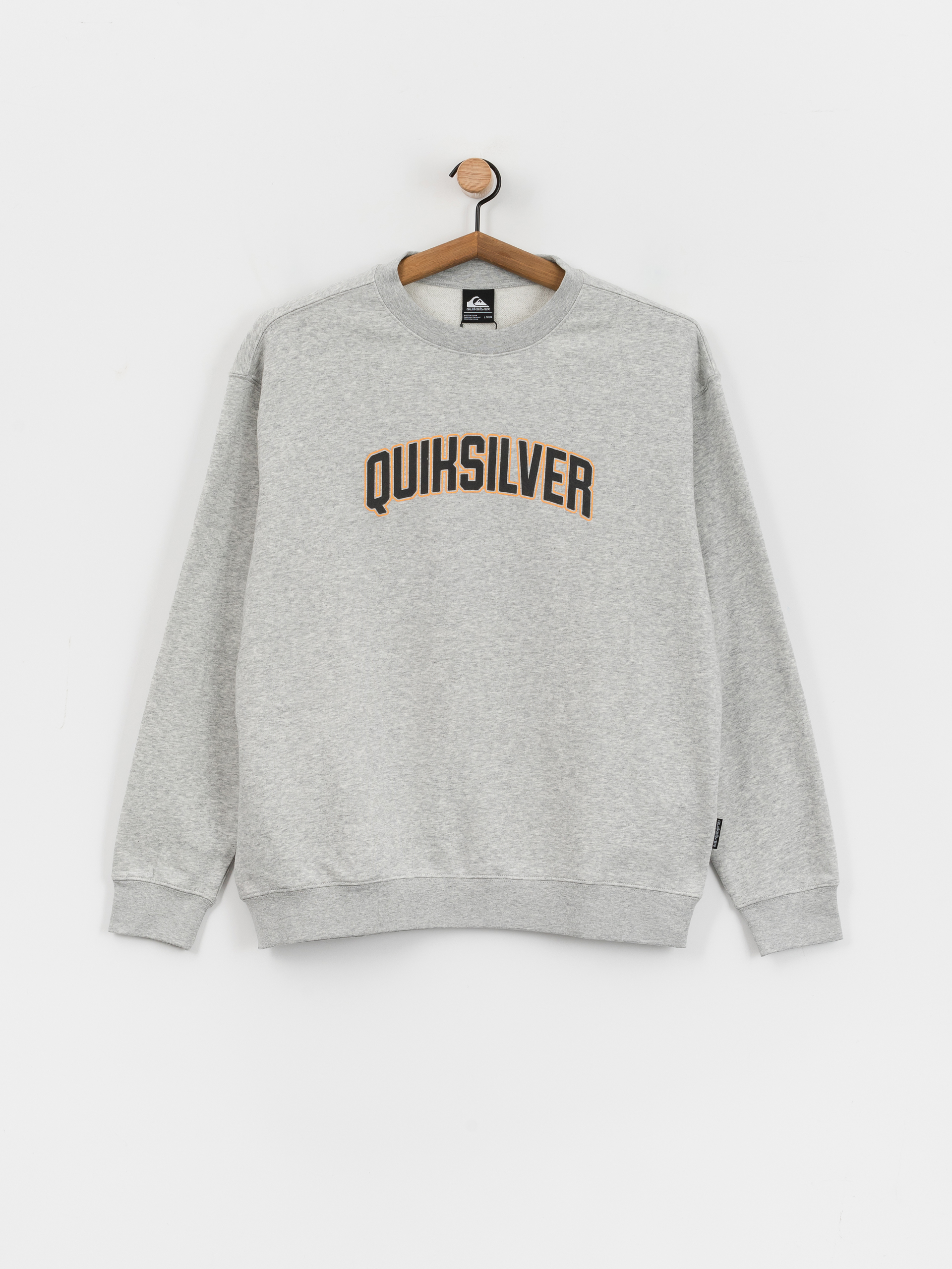 Суитшърт Quiksilver Graphic Crew (light grey heather)