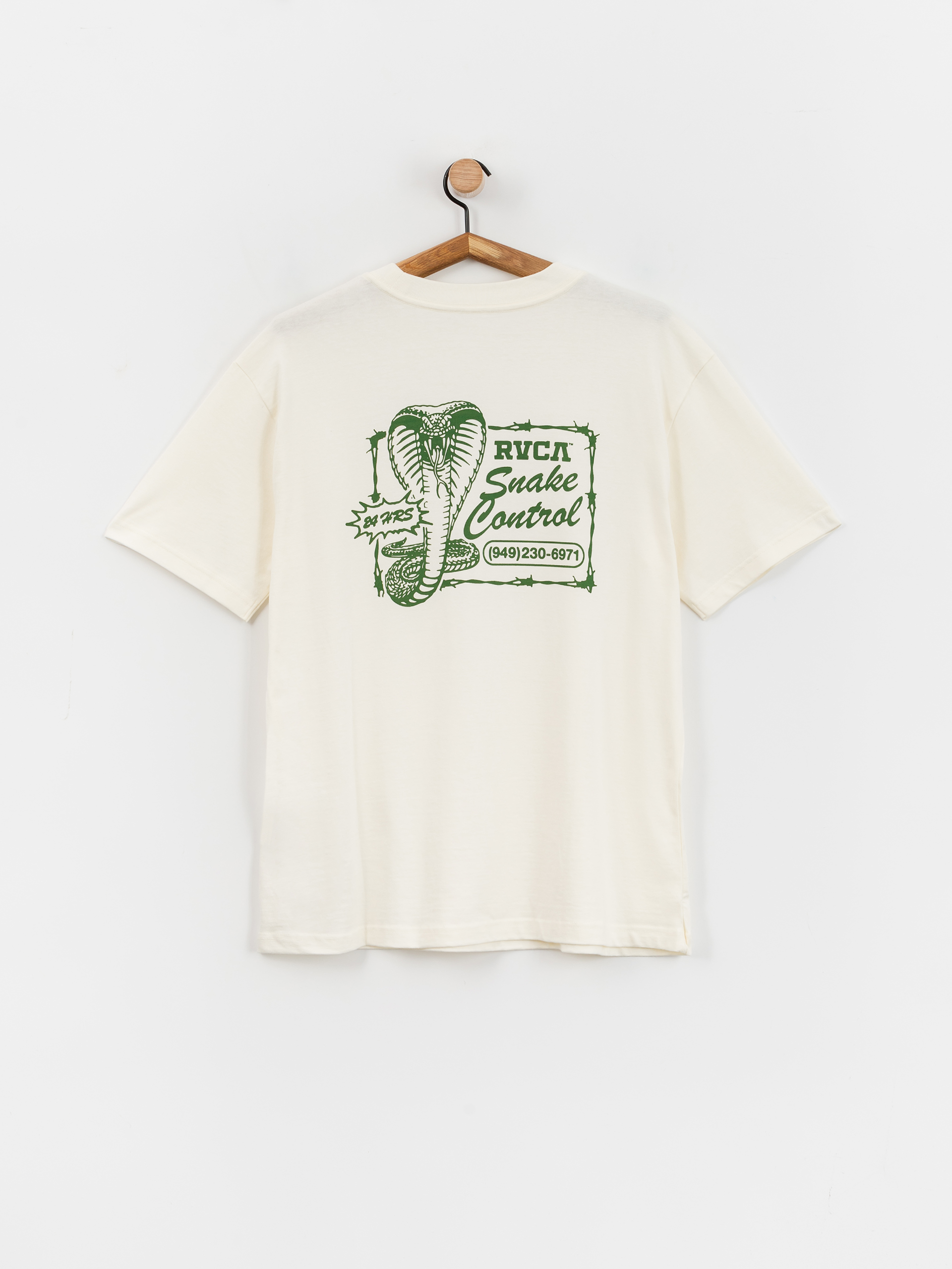 Тениска RVCA Cobra Service (antique white)