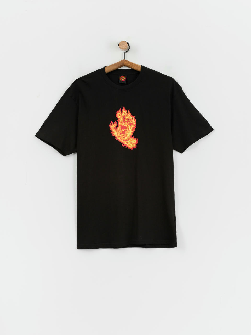 Тениска Santa Cruz Flame Hand (black)