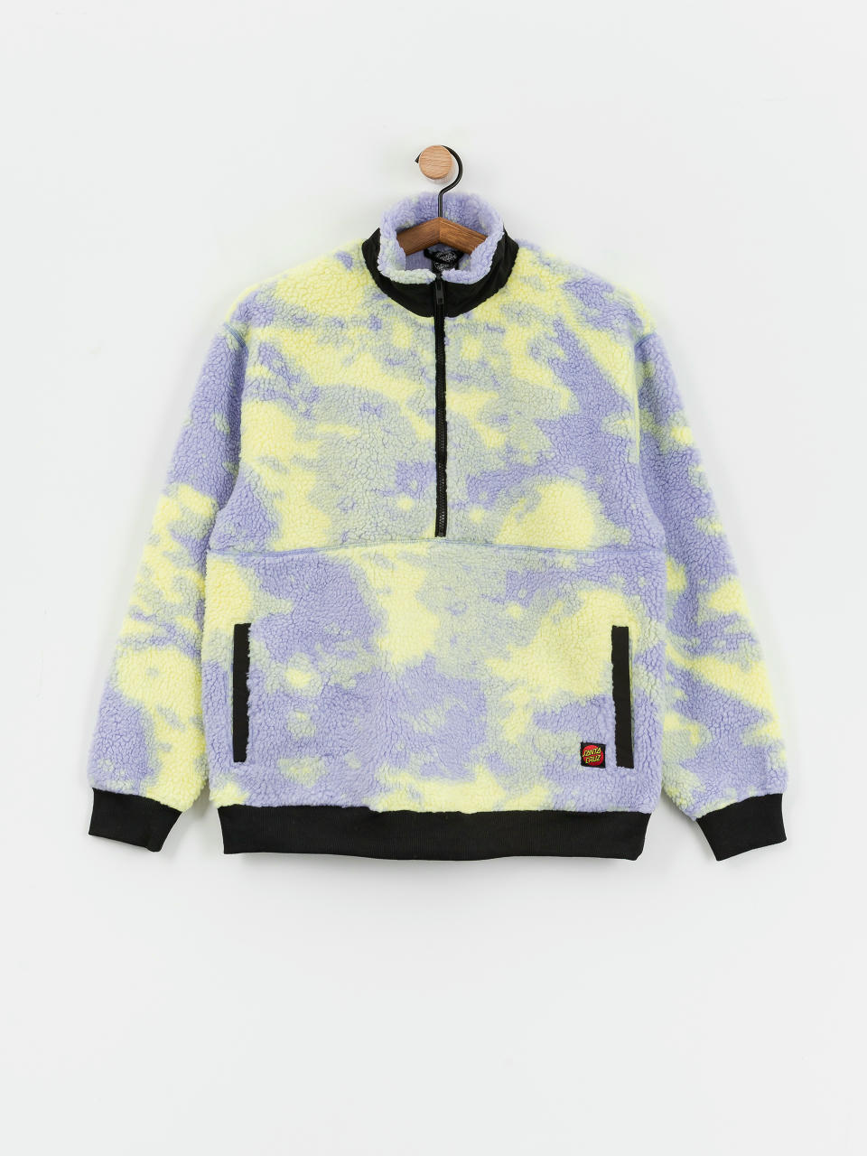 Яке Santa Cruz Astra Sherpa Fleece Wmn (purple/yellow tie dye)