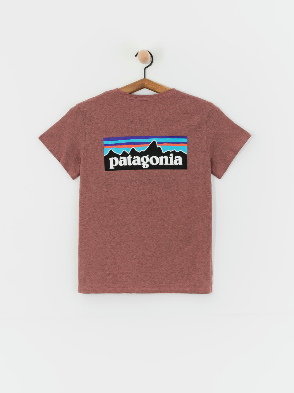 Тениска Patagonia P-6 Logo Responsibili Wmn (dulse mauve)