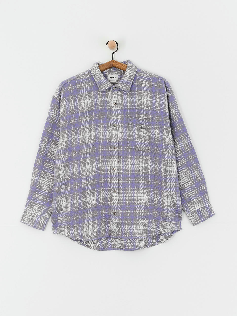 Риза OBEY Belmont Plaid Wmn (aster purple)