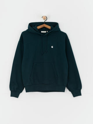 Суитшърт с качулка Carhartt WIP Casey HD Wmn (duck blue/silver)