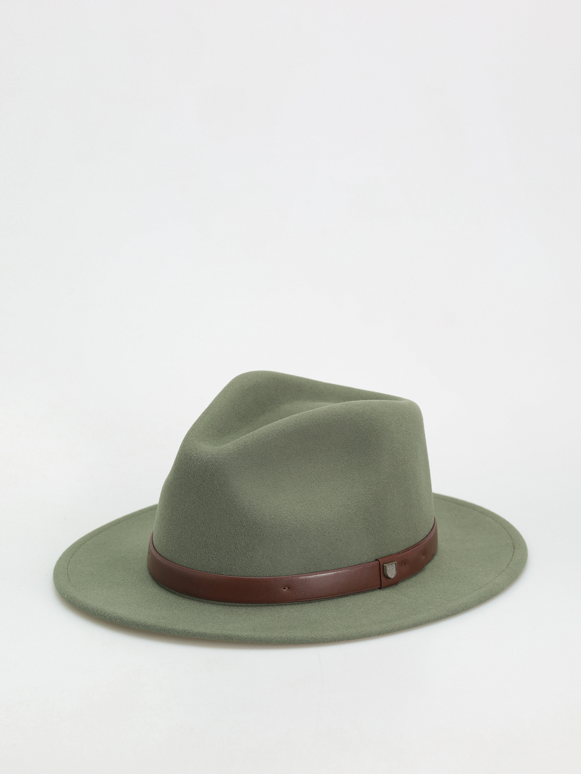 Шапка с периферия Brixton Messer Fedora (light moss)