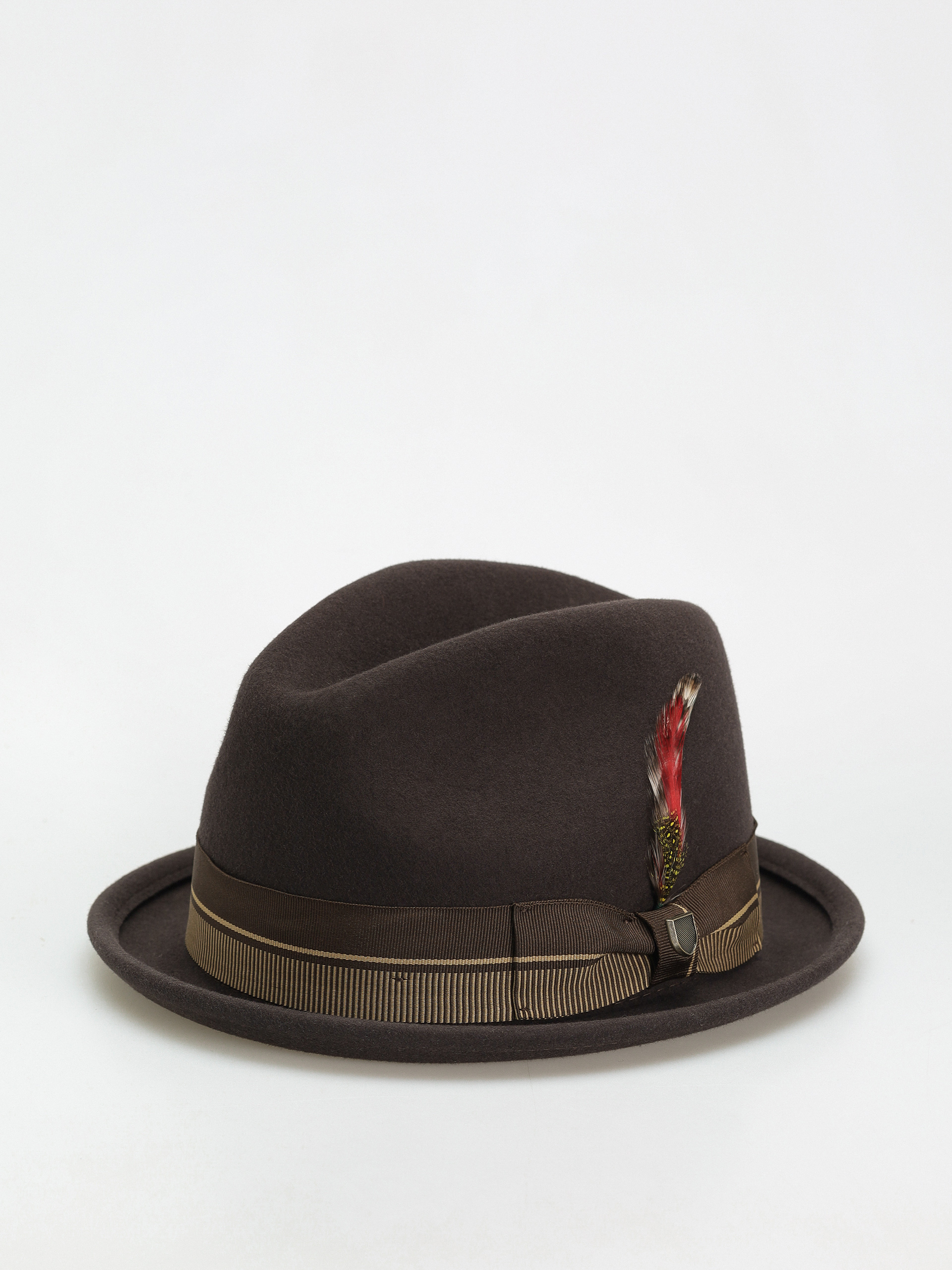 Шапка с периферия Brixton 20Th Anniversary Gain Fedora (chocolate/gold)