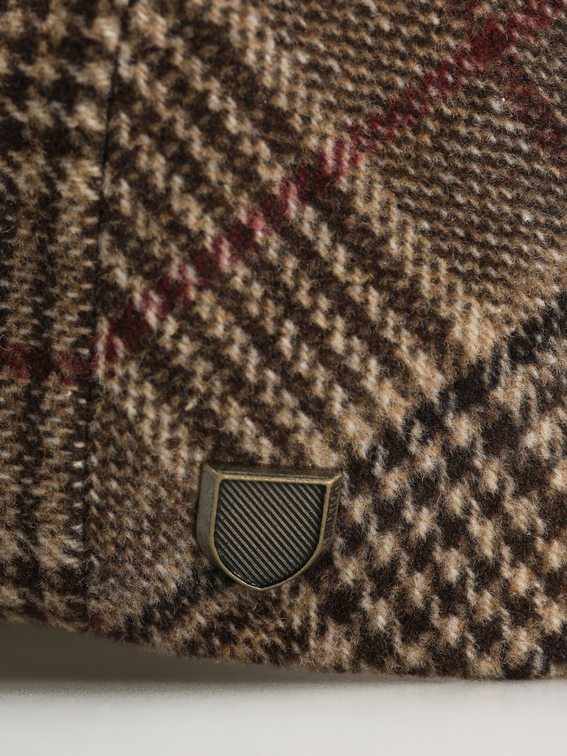 Шапка с козирка Brixton 20Th Anniversary Hooligan Snap (brown plaid)