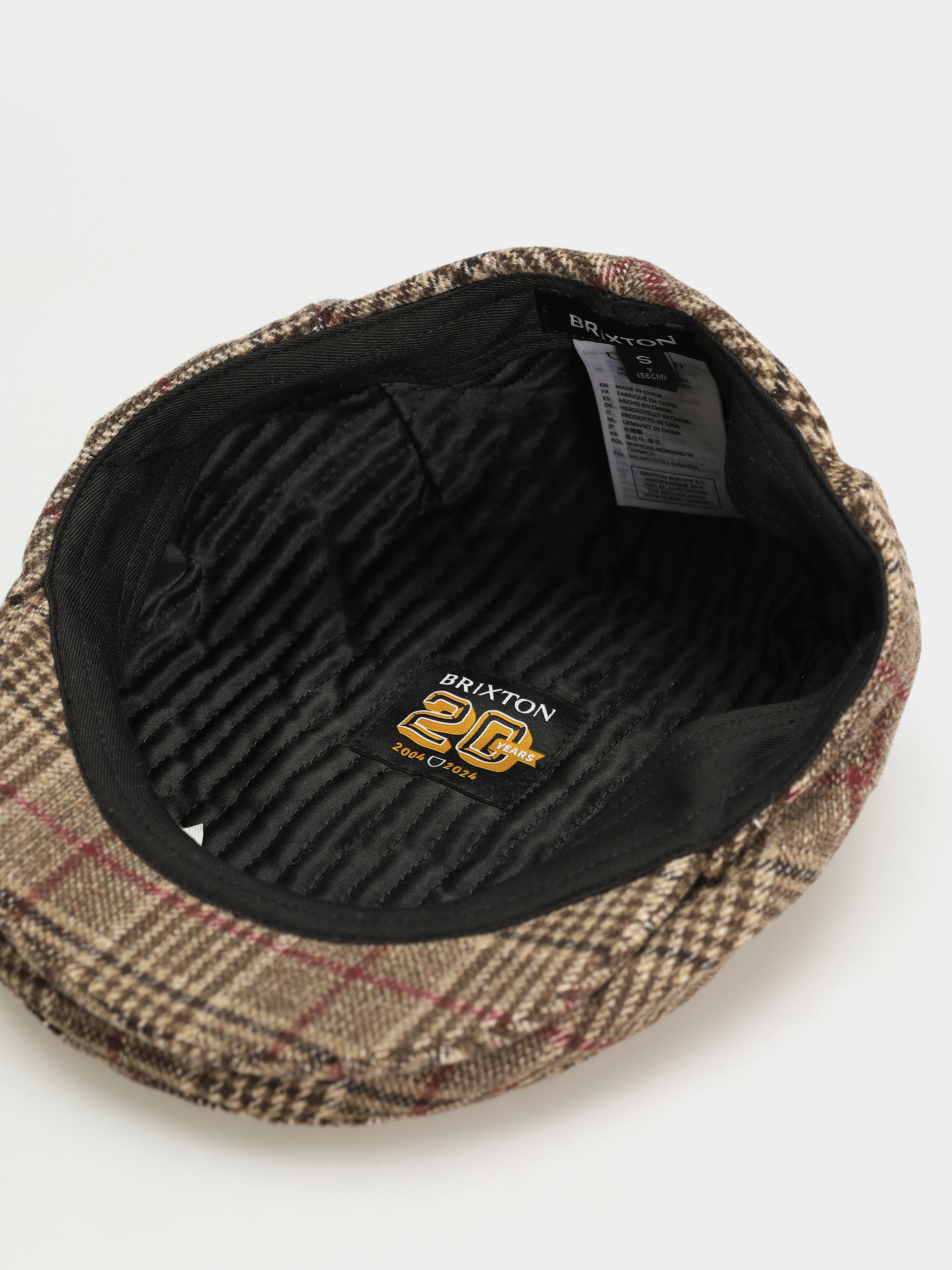 Шапка с козирка Brixton 20Th Anniversary Hooligan Snap (brown plaid)