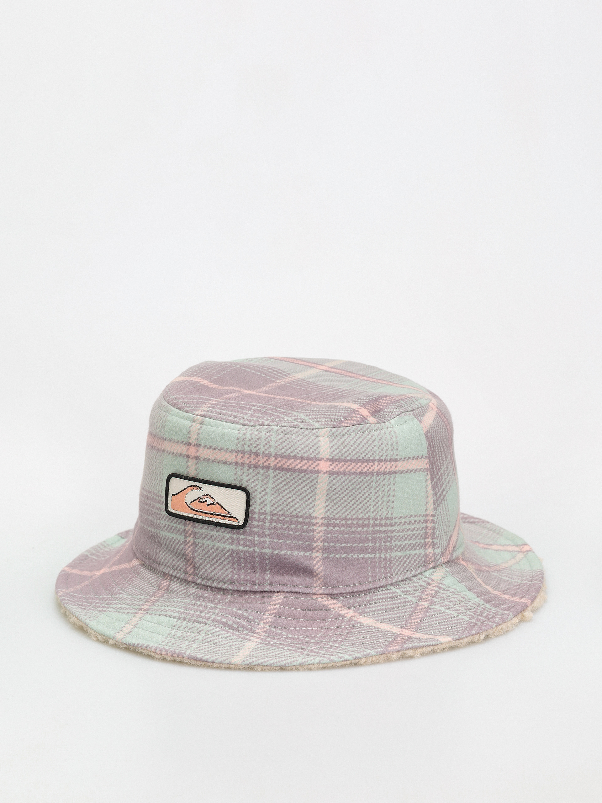 Шапка с периферия Quiksilver Uni Plaid Winter Bucket Wmn (grape shake uni plaid overshir)