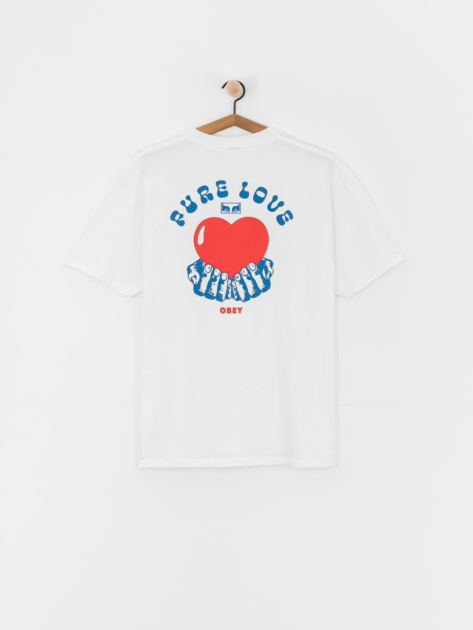 Тениска OBEY Pure Love (white)