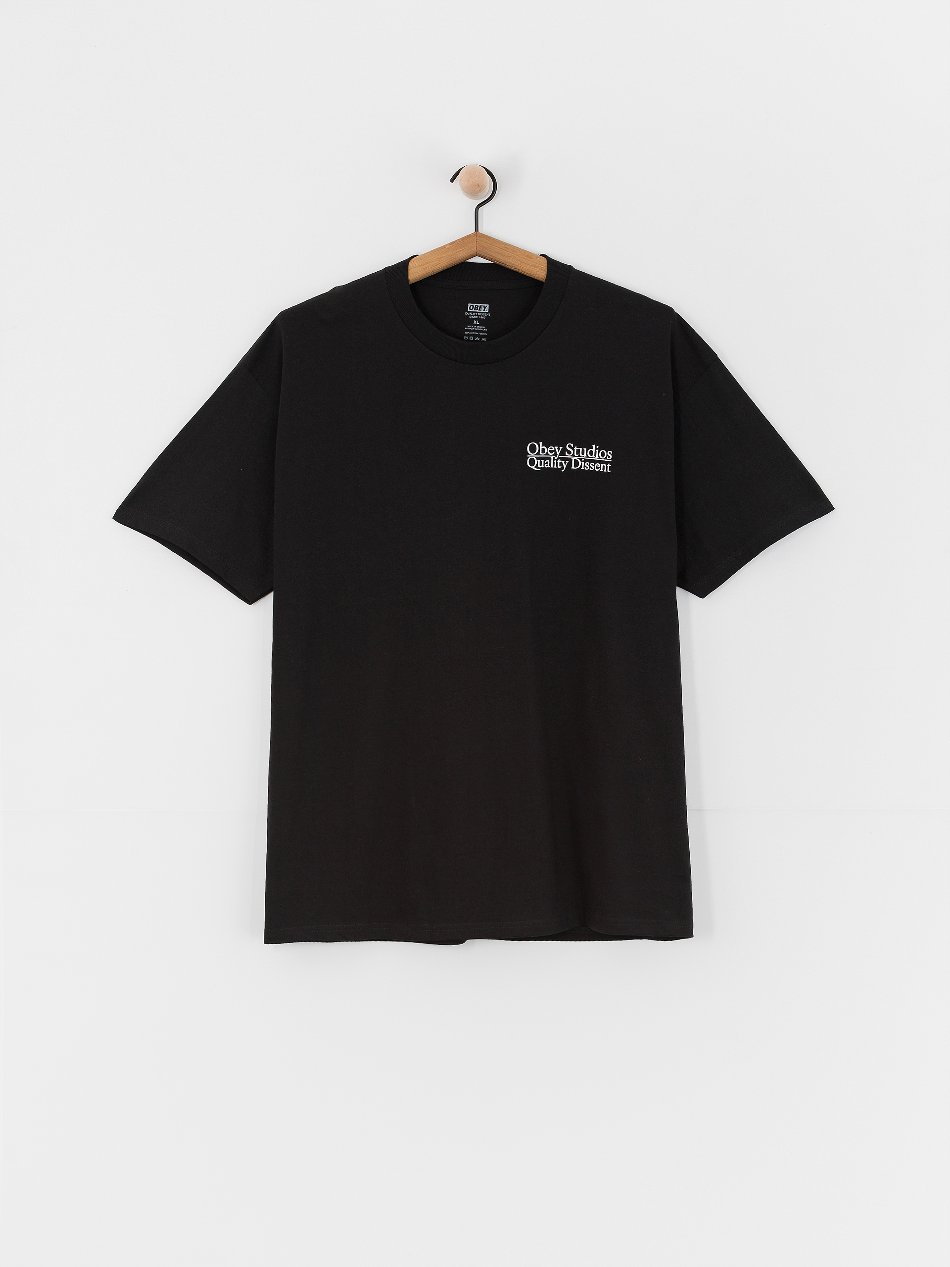 Тениска OBEY Studios Quality Dissent (black)
