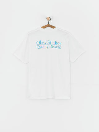 Тениска OBEY Studios Quality Dissent (white)