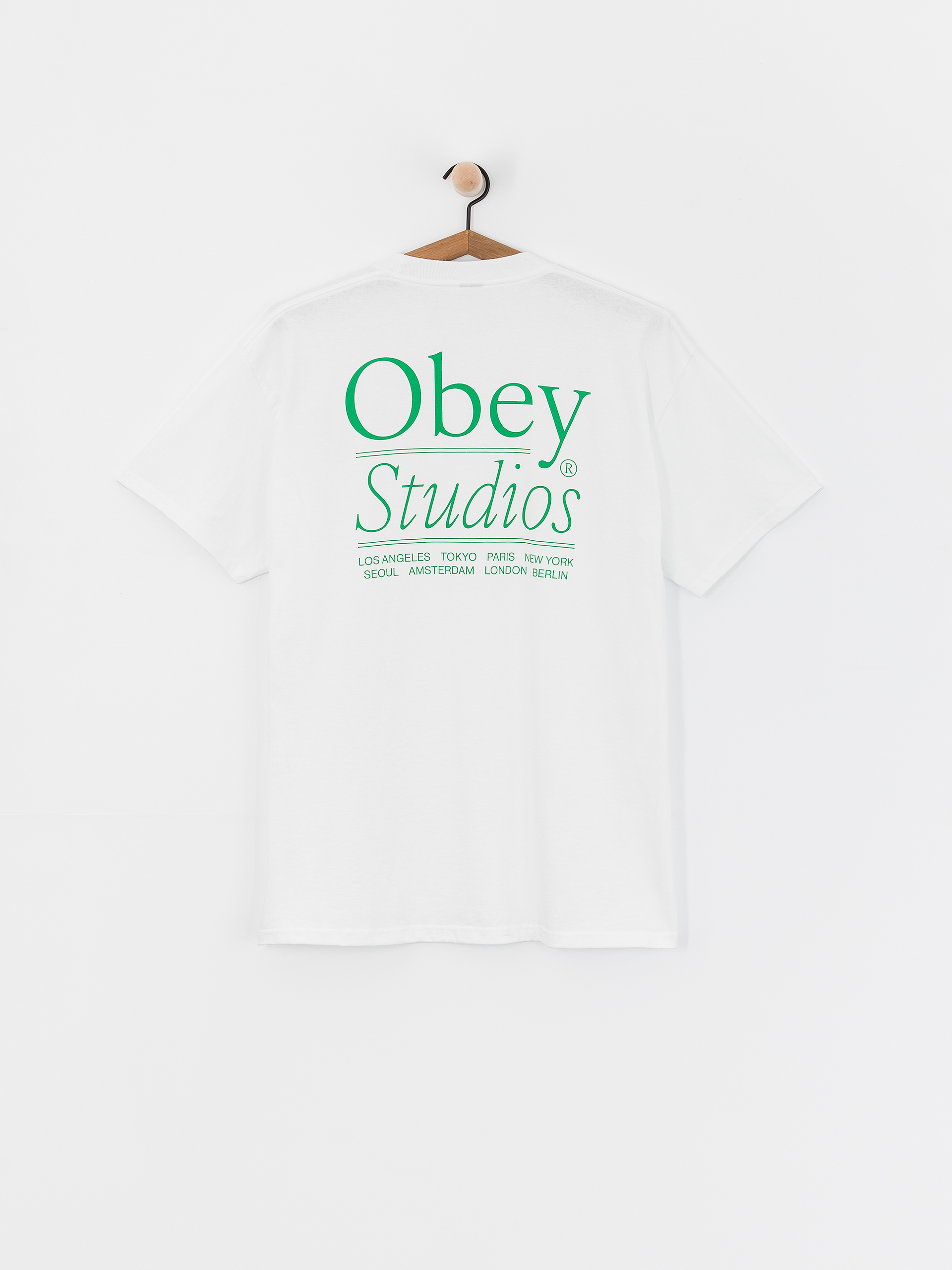 Тениска OBEY Studios (white)