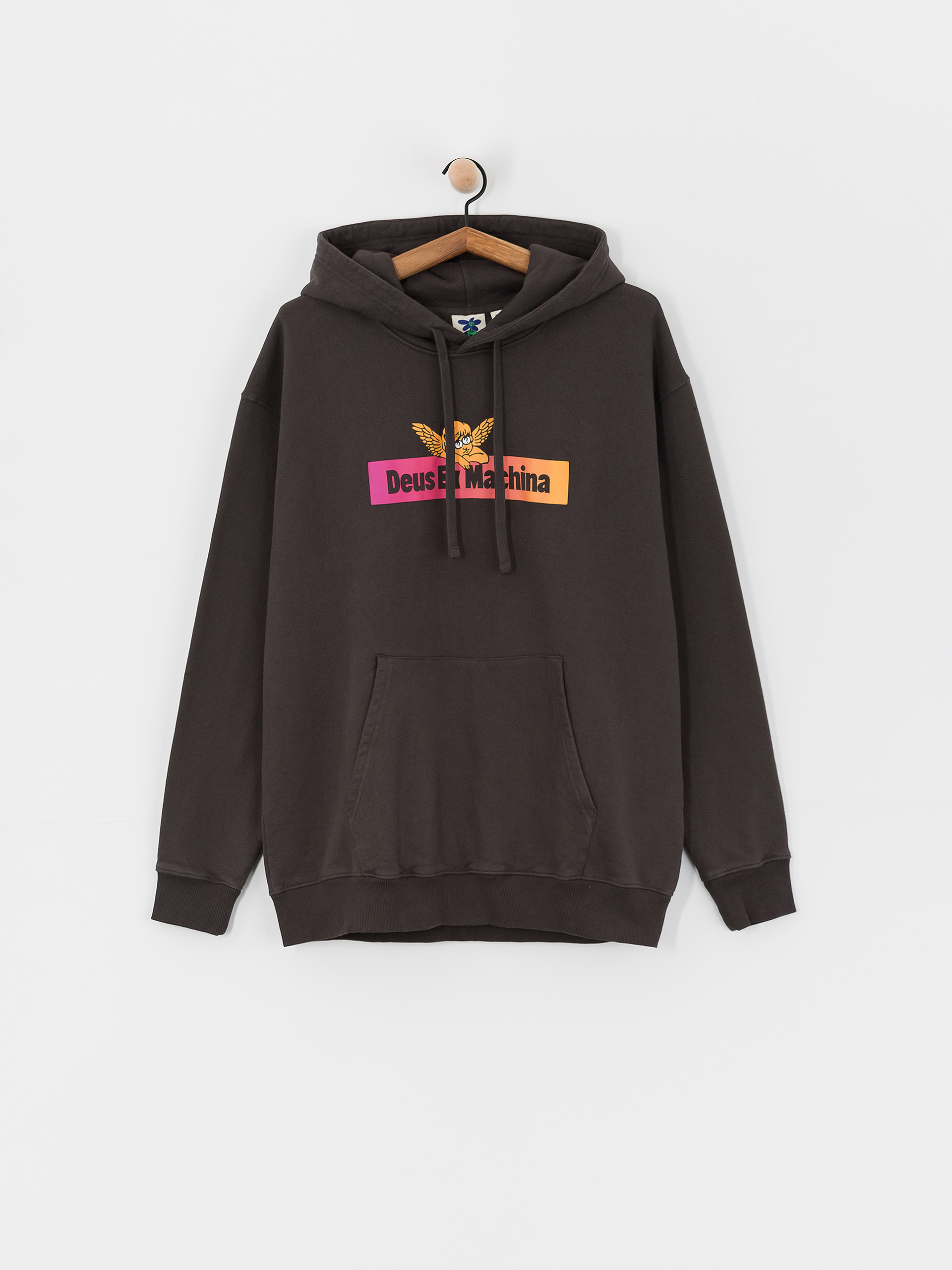 Суитшърт с качулка Deus Ex Machina Angel Energy HD (anthracite)