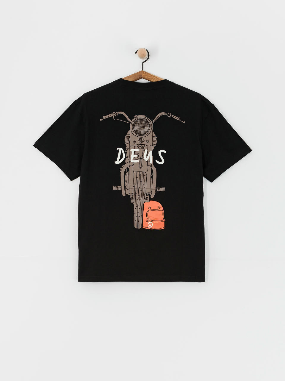 Тениска Deus Ex Machina Frontage (black)