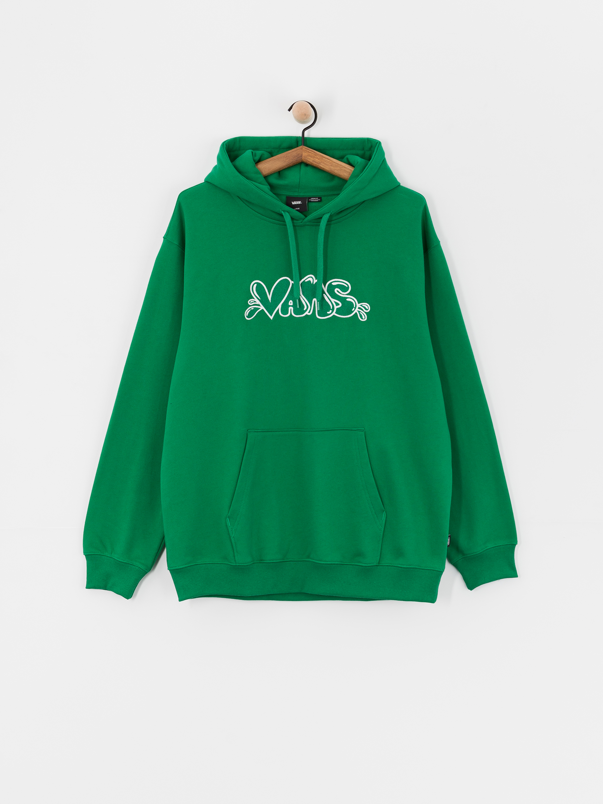 Суитшърт с качулка Vans Caps Loose HD (verdant green)