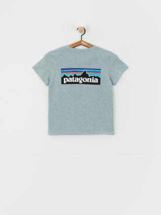 Тениска Patagonia P-6 Logo Responsibili Wmn (thermal blue)