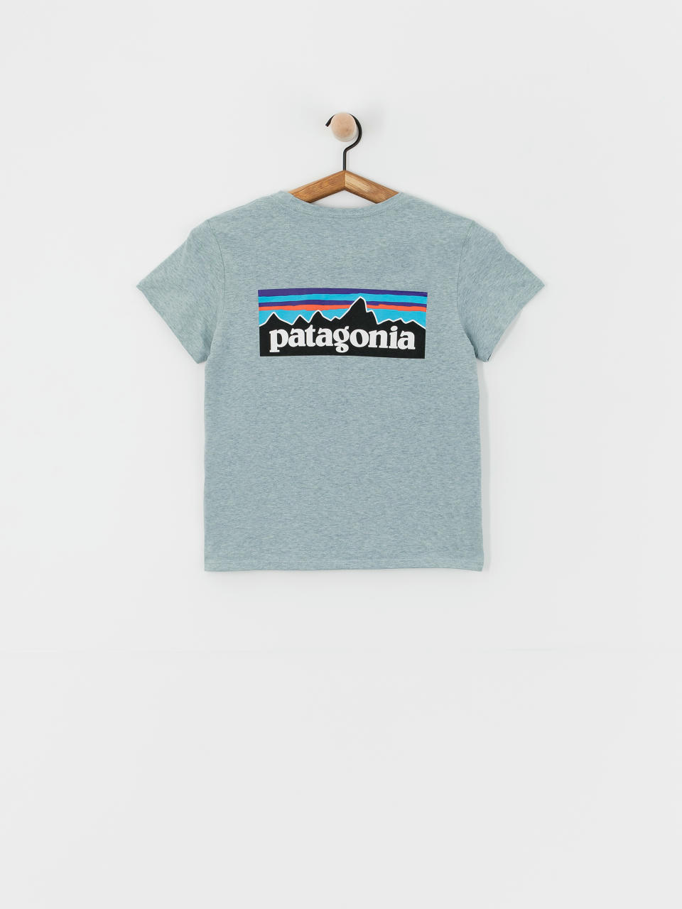 Тениска Patagonia P-6 Logo Responsibili Wmn (thermal blue)