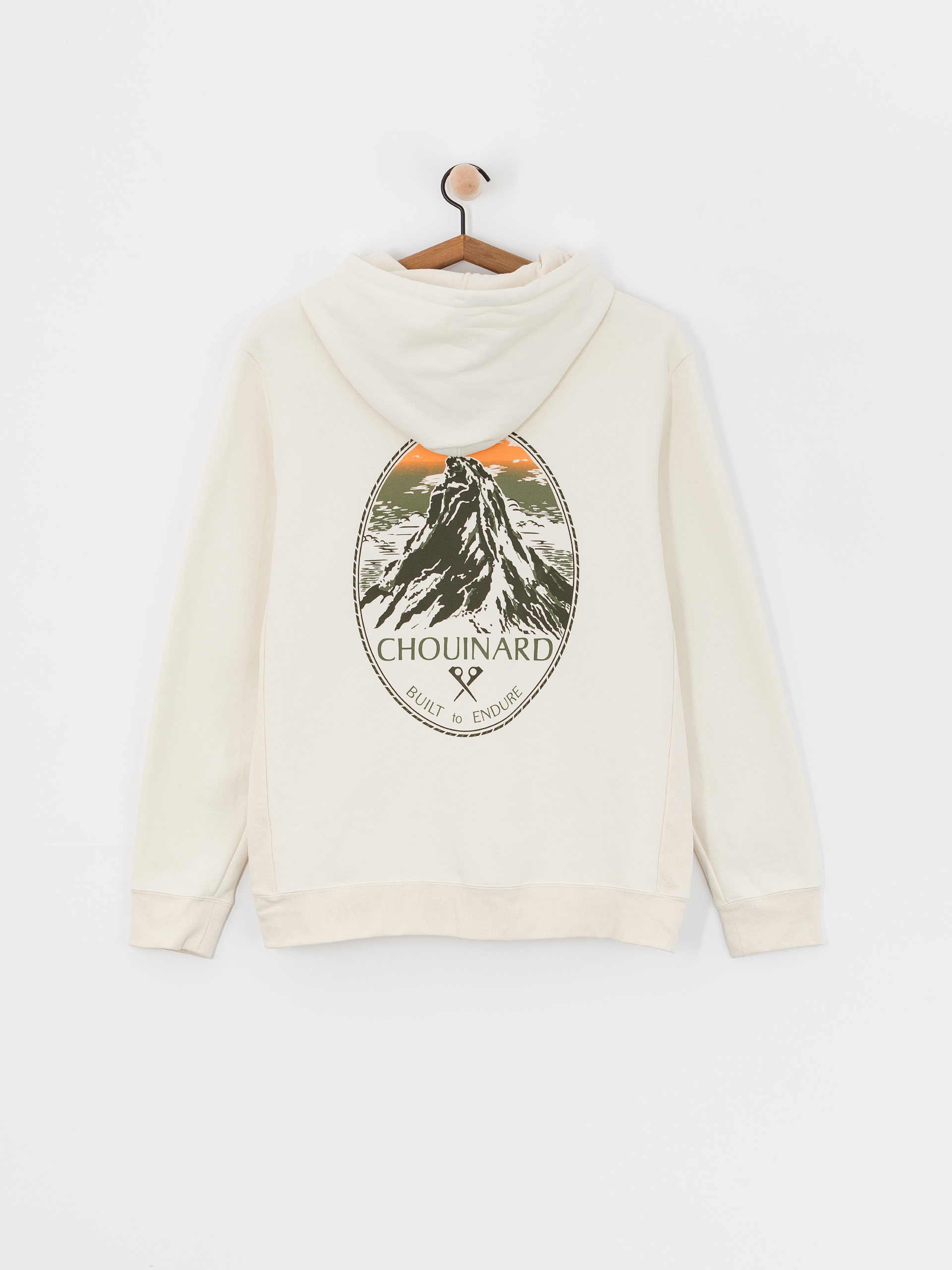 Суитшърт с качулка Patagonia Chouinard Crest Uprisal HD (birch white)