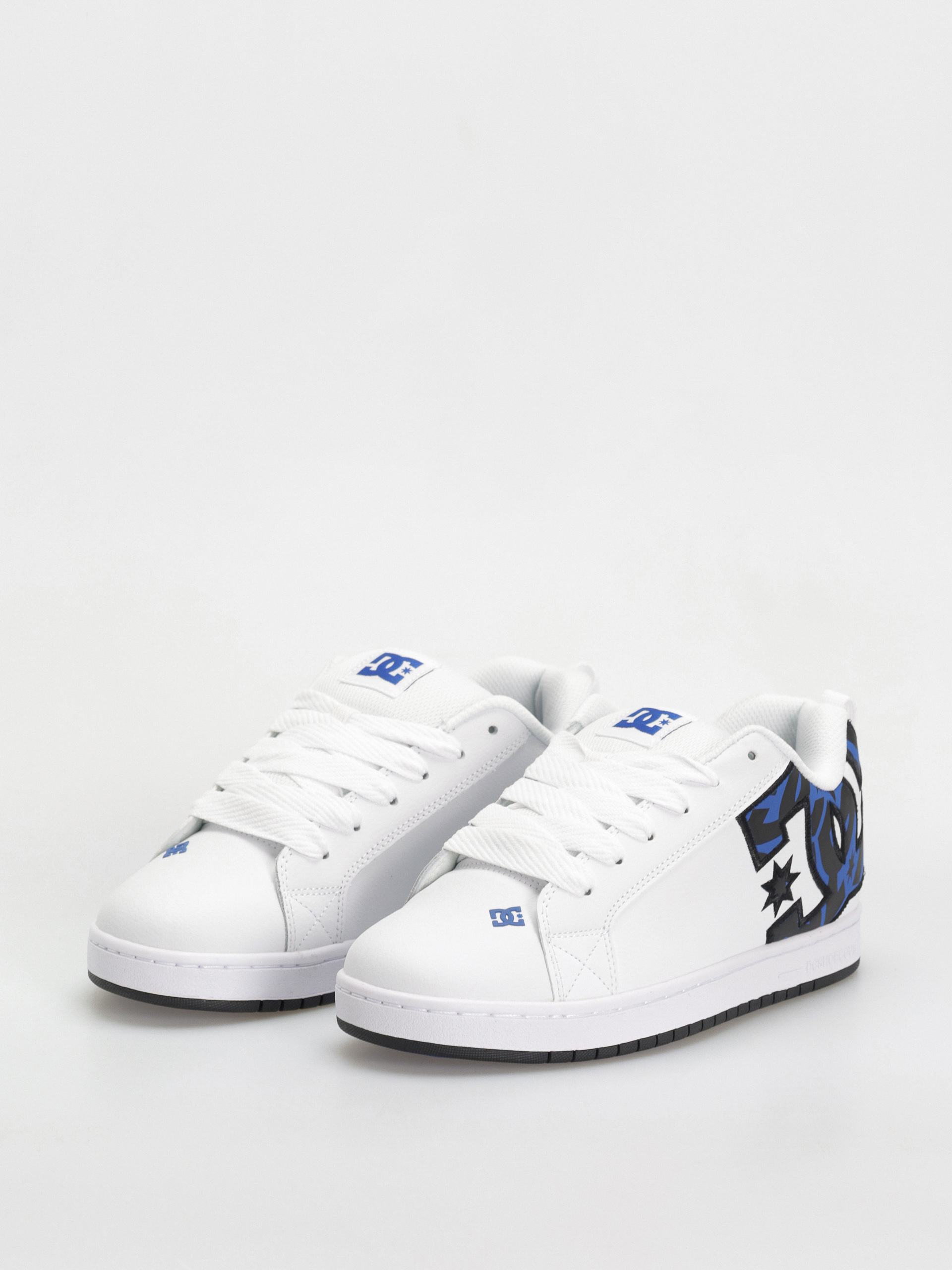 Обувки DC Court Graffik (white/grey/blue)