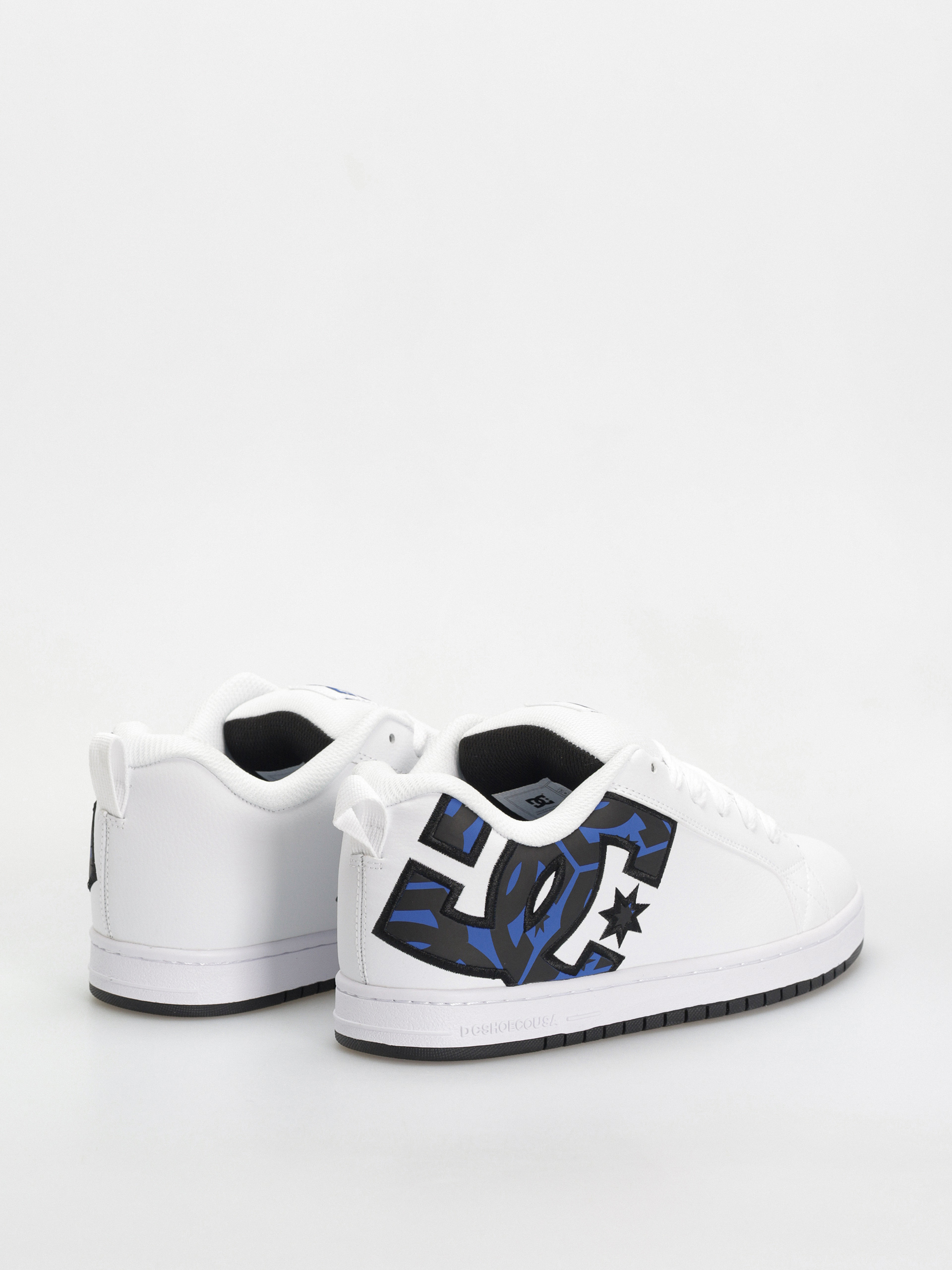 Обувки DC Court Graffik (white/grey/blue)