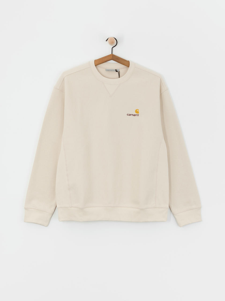 Суитшърт Carhartt WIP American Script (moonbeam)