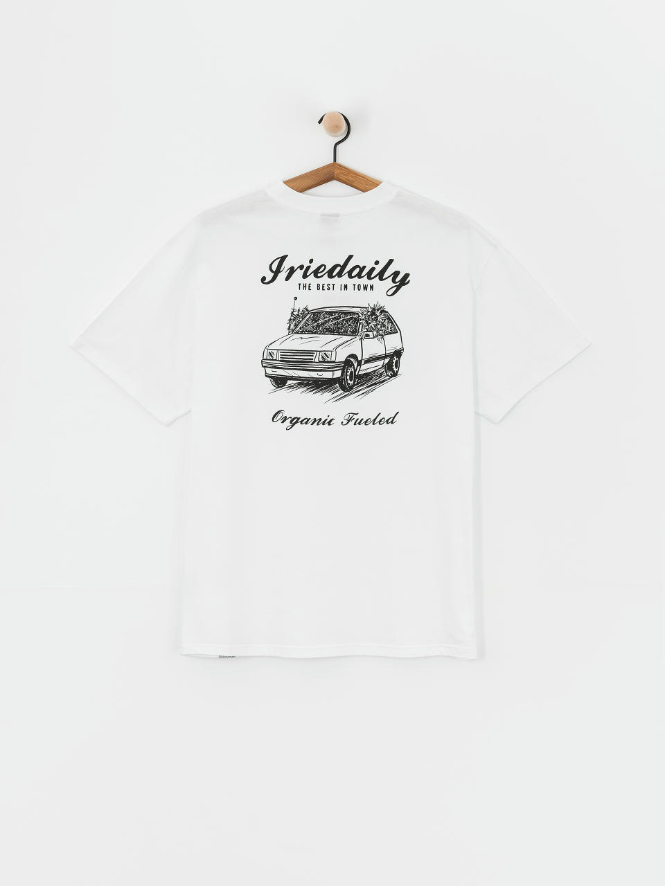 Тениска Iriedaily Organic Fueled (white)