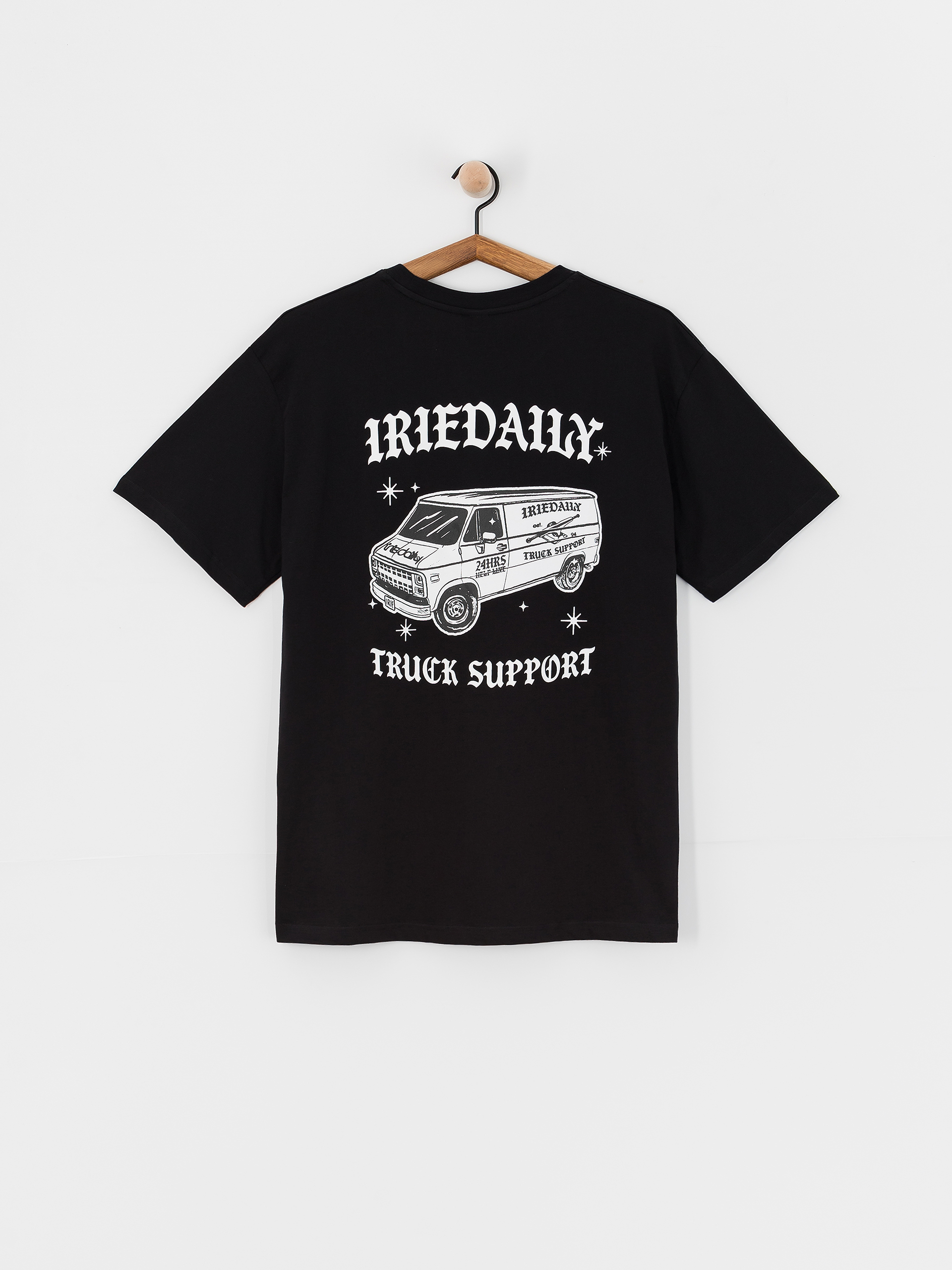 Тениска Iriedaily Truck Support (black)