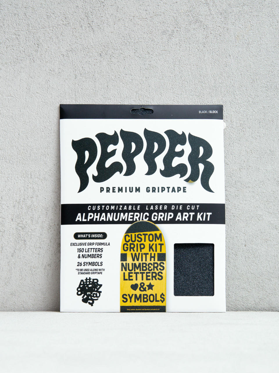 Шкурка Pepper_Griptape Alphanumeric (black)