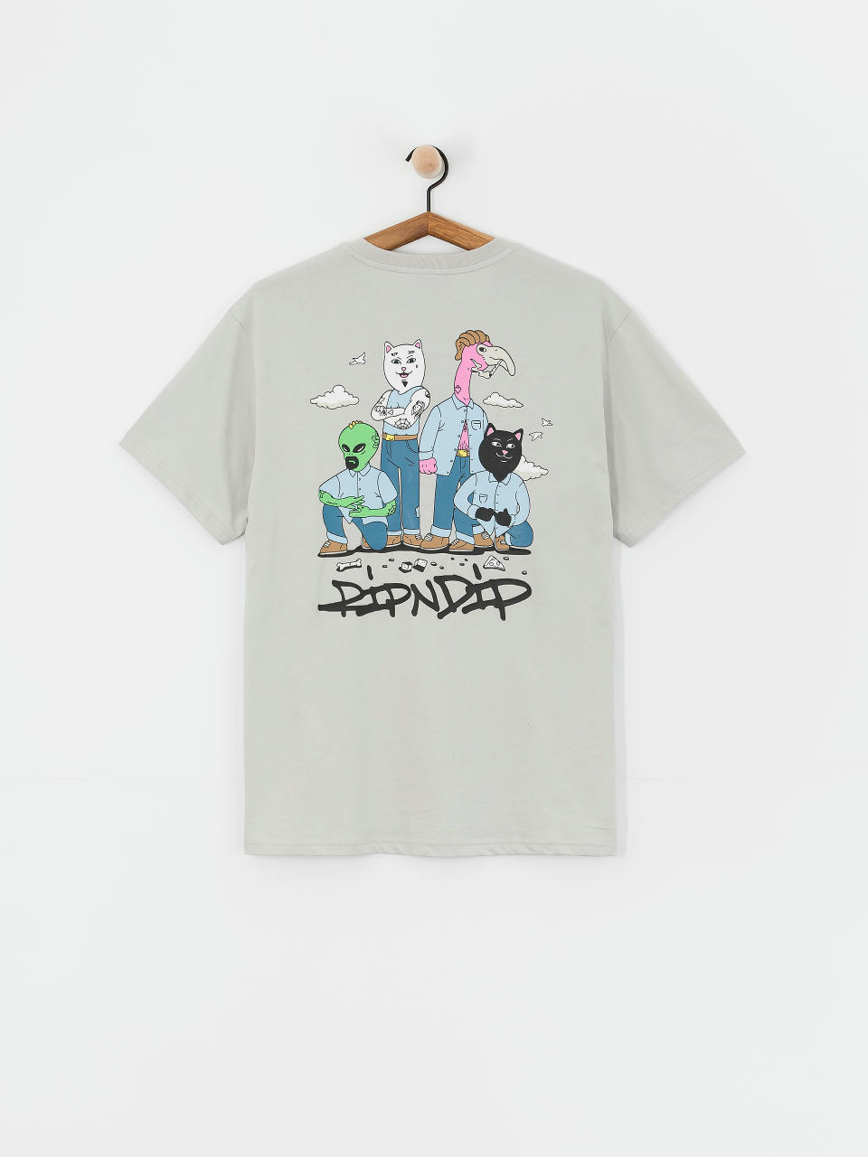 Тениска RipNDip So Dangerous So Cute (grey)