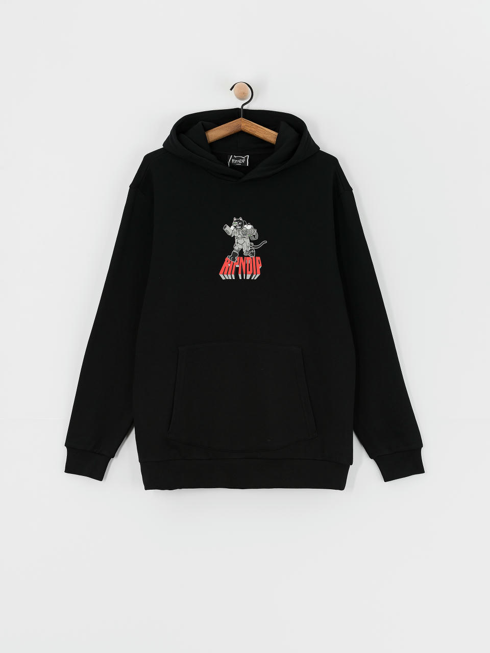 Суитшърт с качулка RipNDip Tomorrowland HD (black)