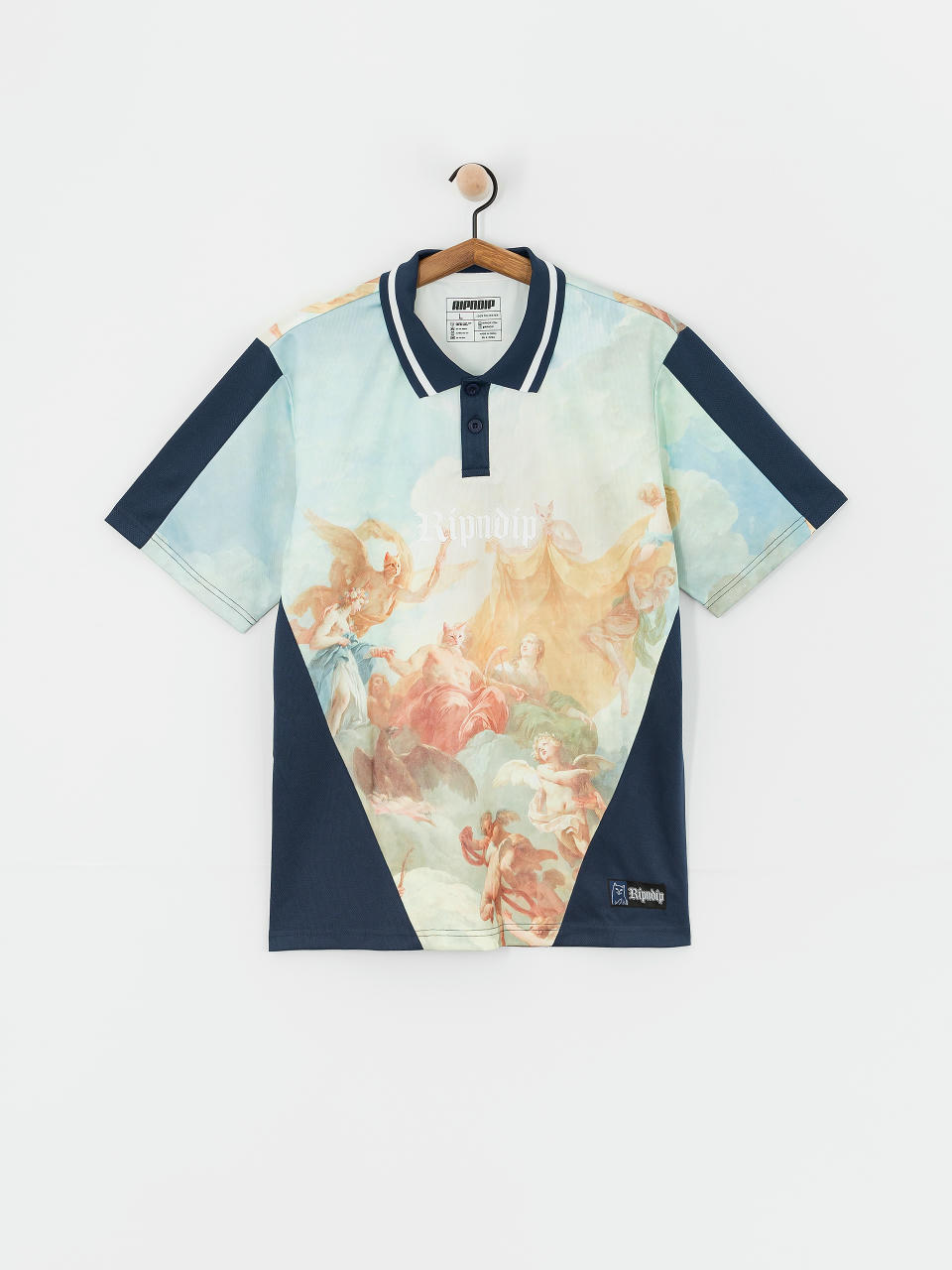 Тениска RipNDip Heavens Waiting Soccer Jersey (navy multi)