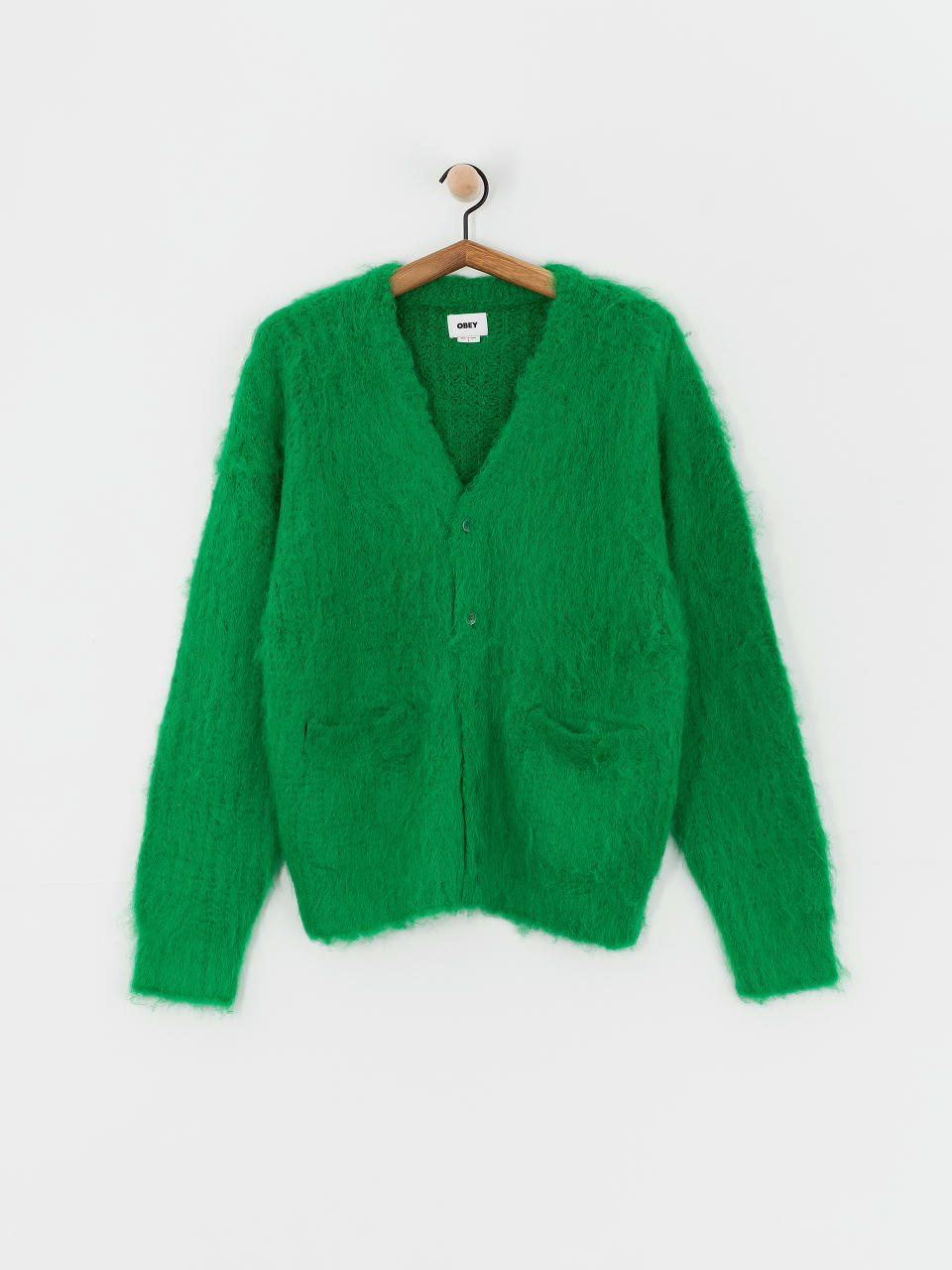 Пуловер OBEY Patron Cardigan (bright green)